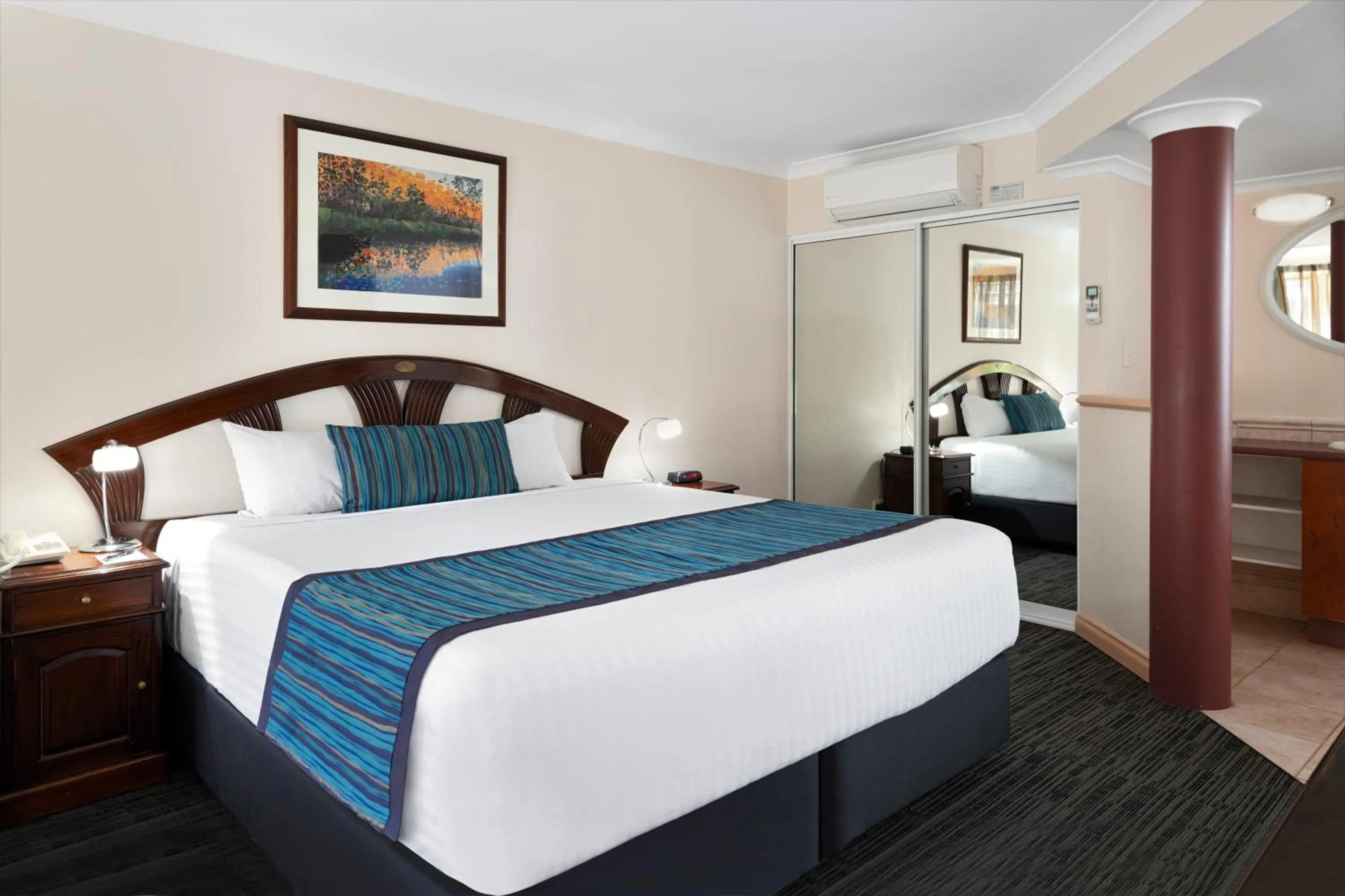 Bedroom, Bed in Quest Yelverton Kalgoorlie