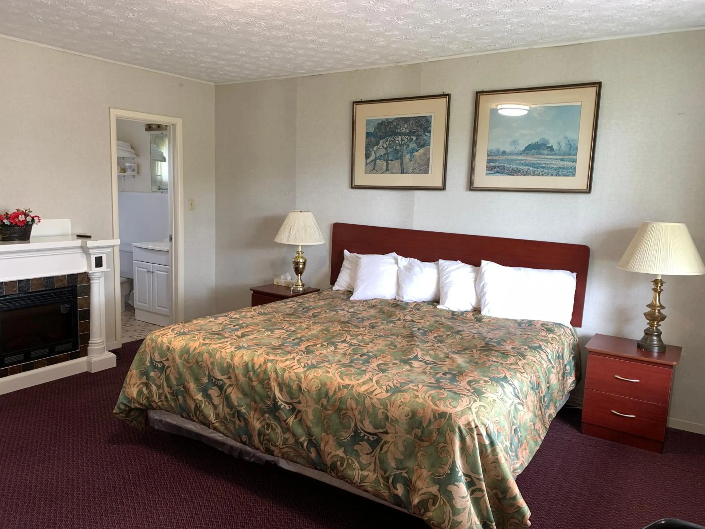 Photo of the whole room, Bed in Old Mill Motel
