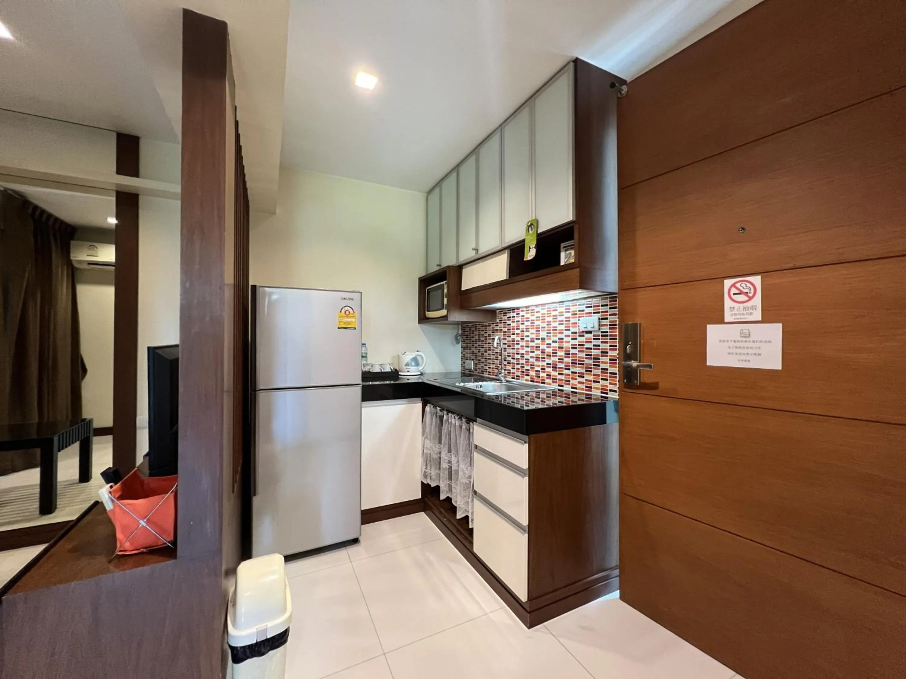 Kitchen or kitchenette in Silom Forest Exclusive Residence