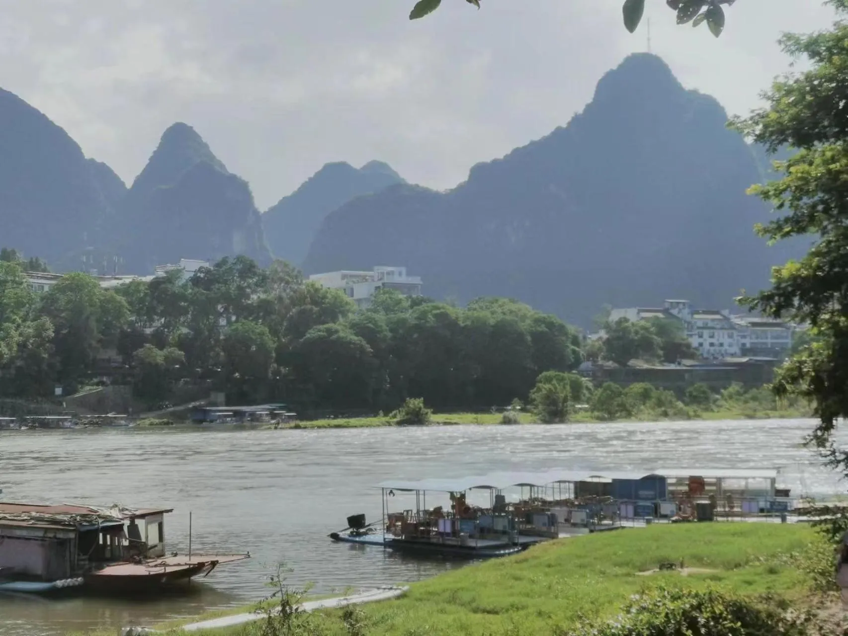 Natural landscape in Ruoli Yangshuo