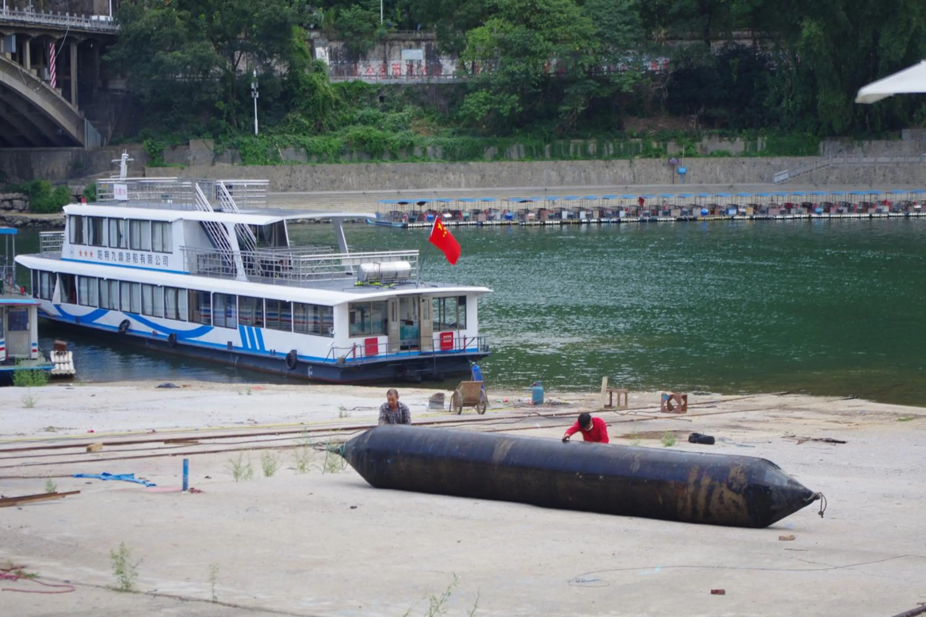 Quiet street view in Ruoli Yangshuo