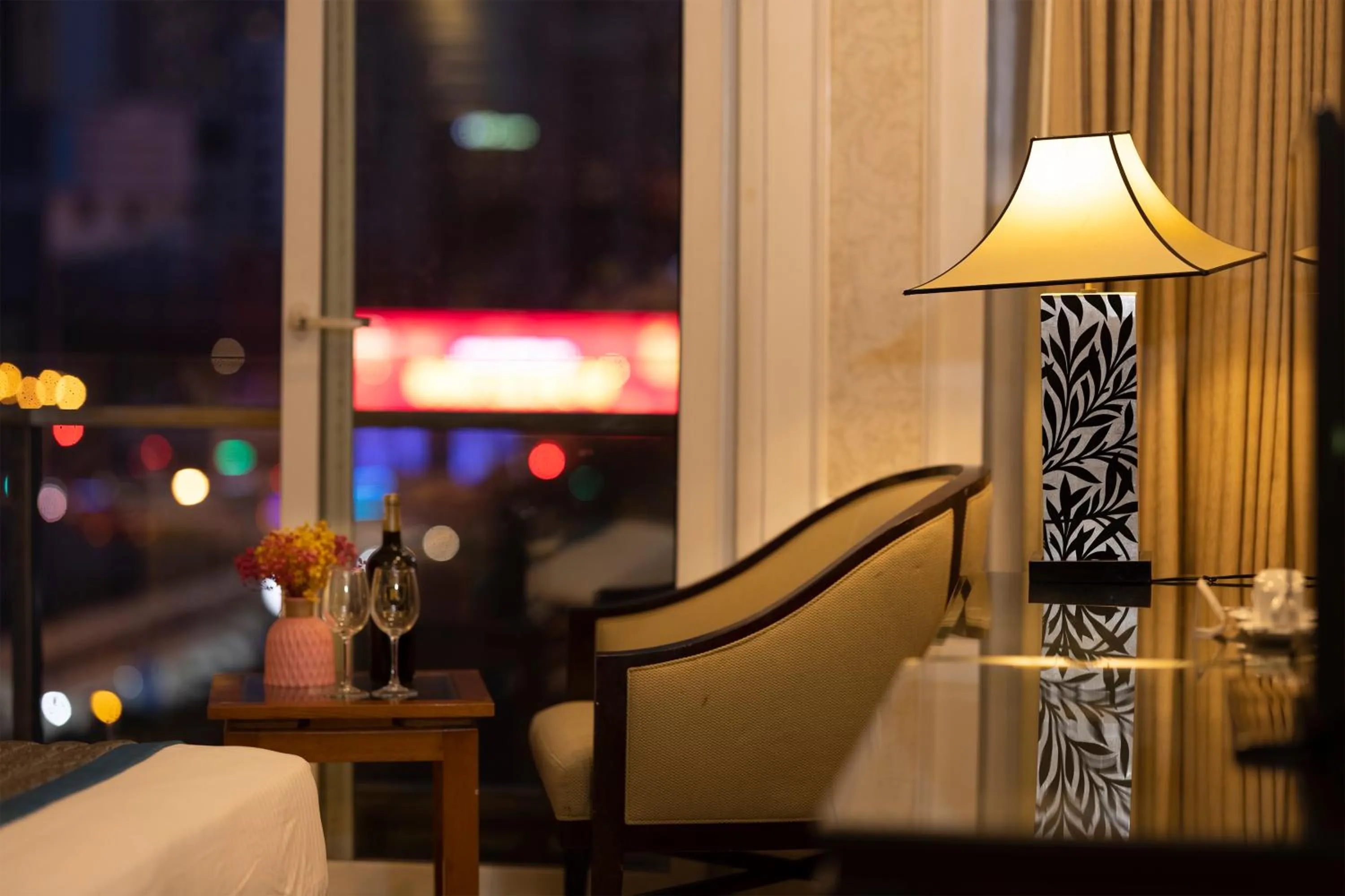 Seating area in Anpha Boutique Hotel