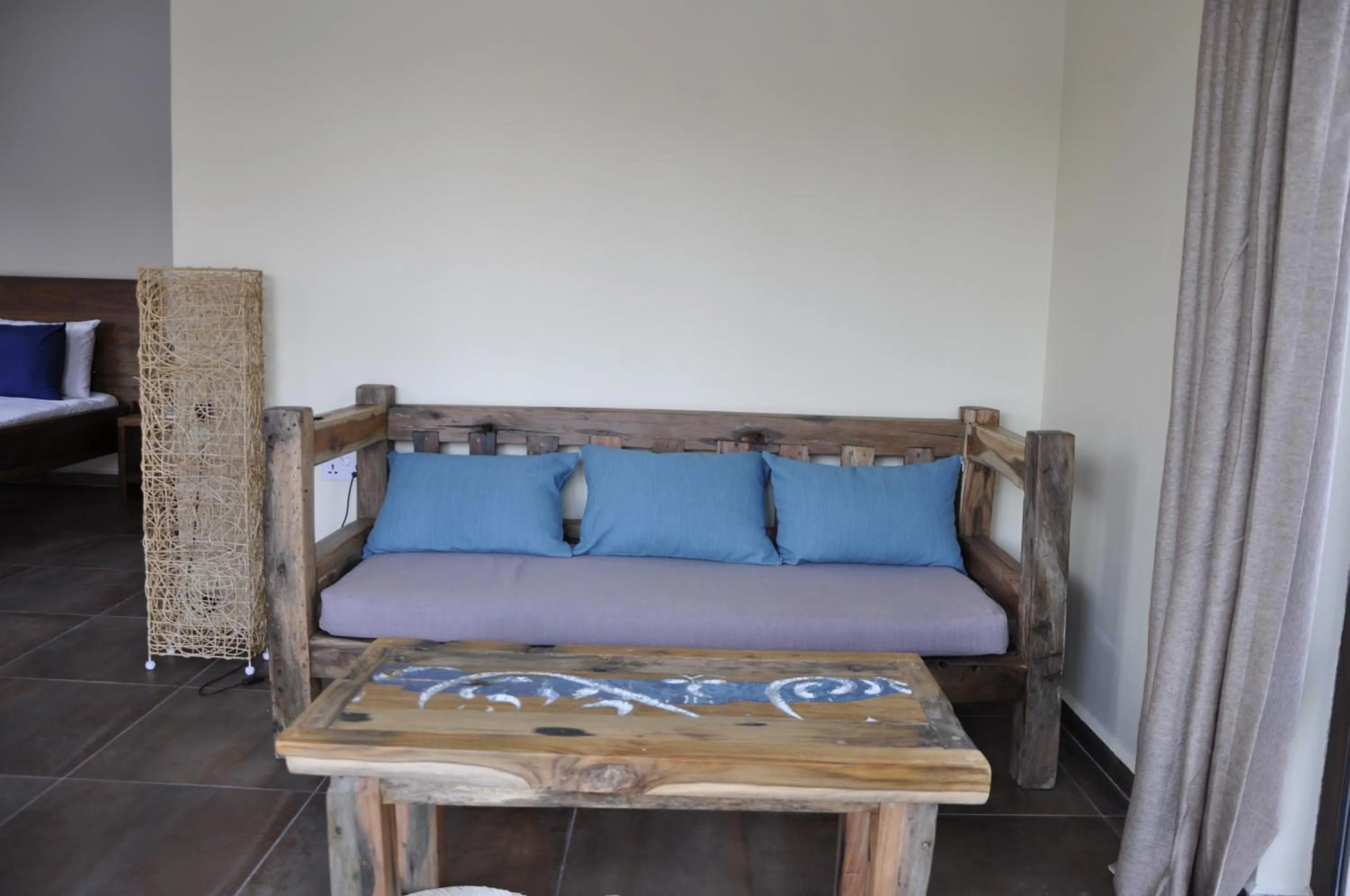 Living room in Paje Blu Boutique Hotel