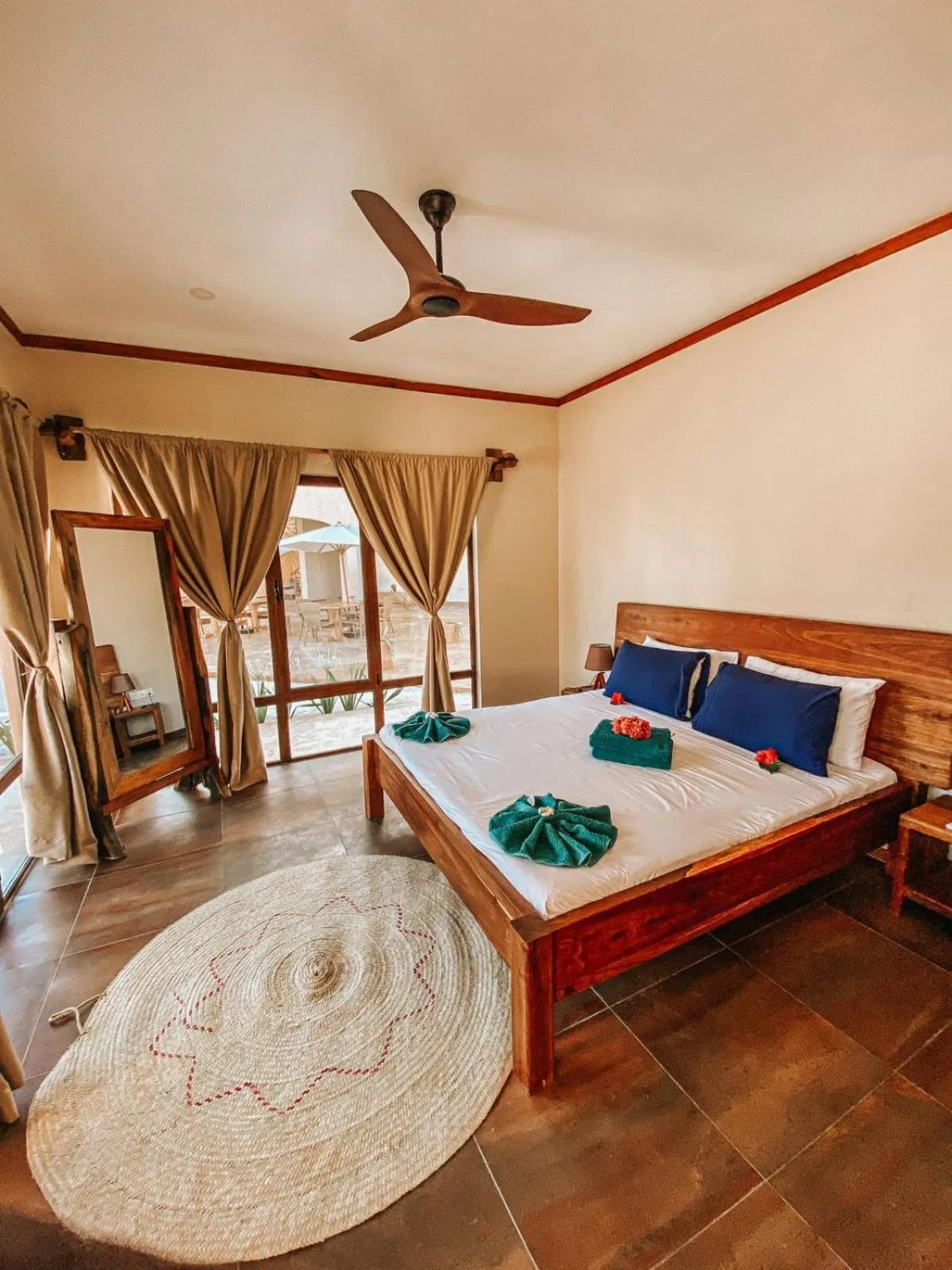 Bed in Paje Blu Boutique Hotel