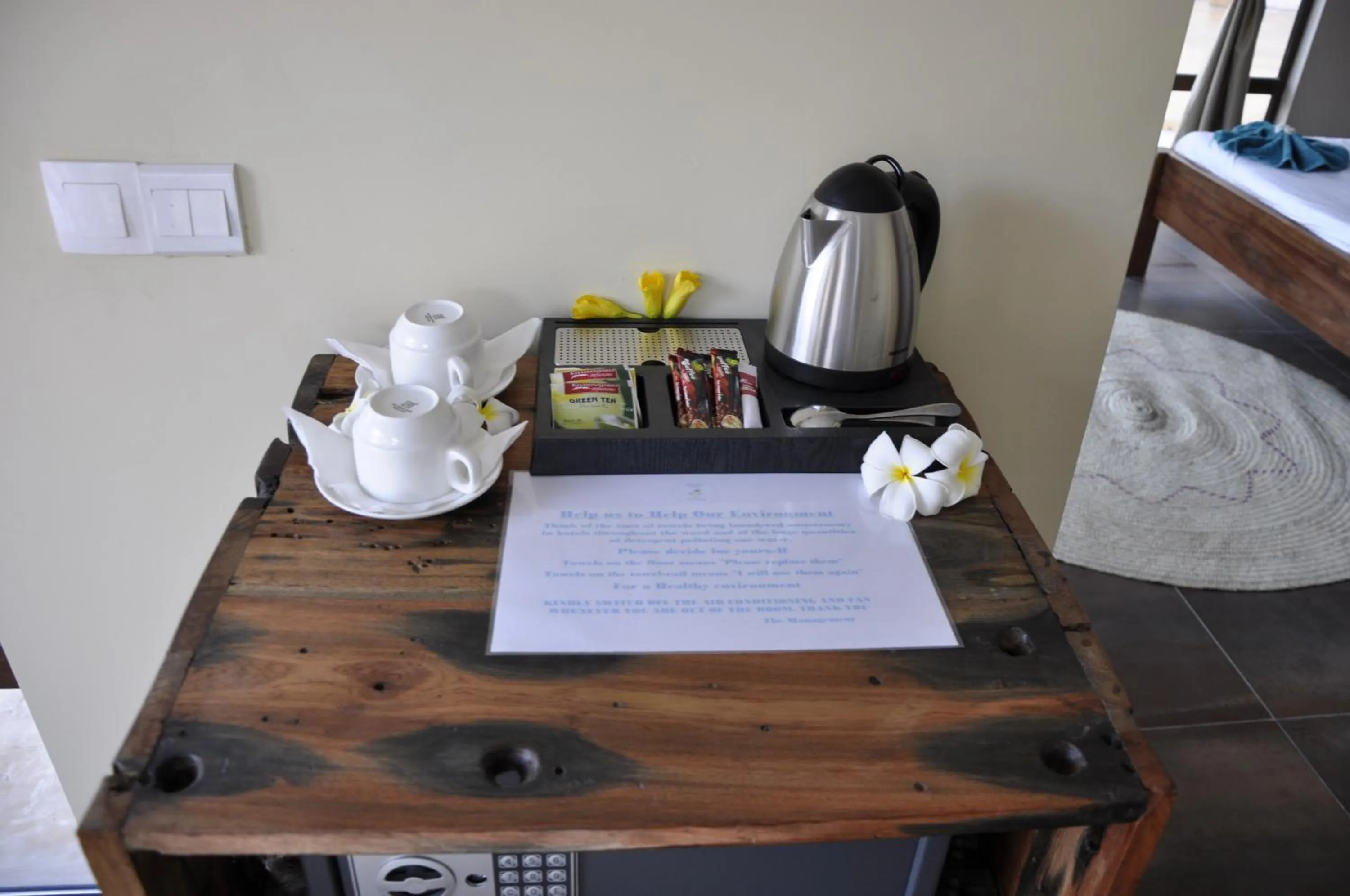 Coffee/tea facilities in Paje Blu Boutique Hotel