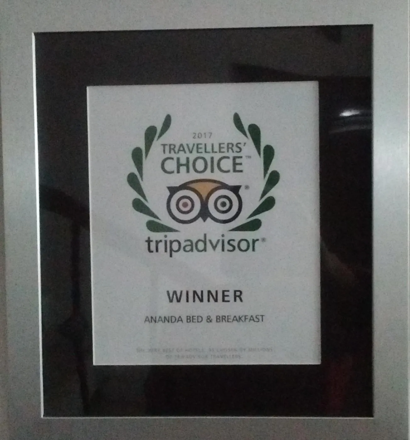 Certificate/Award in Tatvamasi Homestay