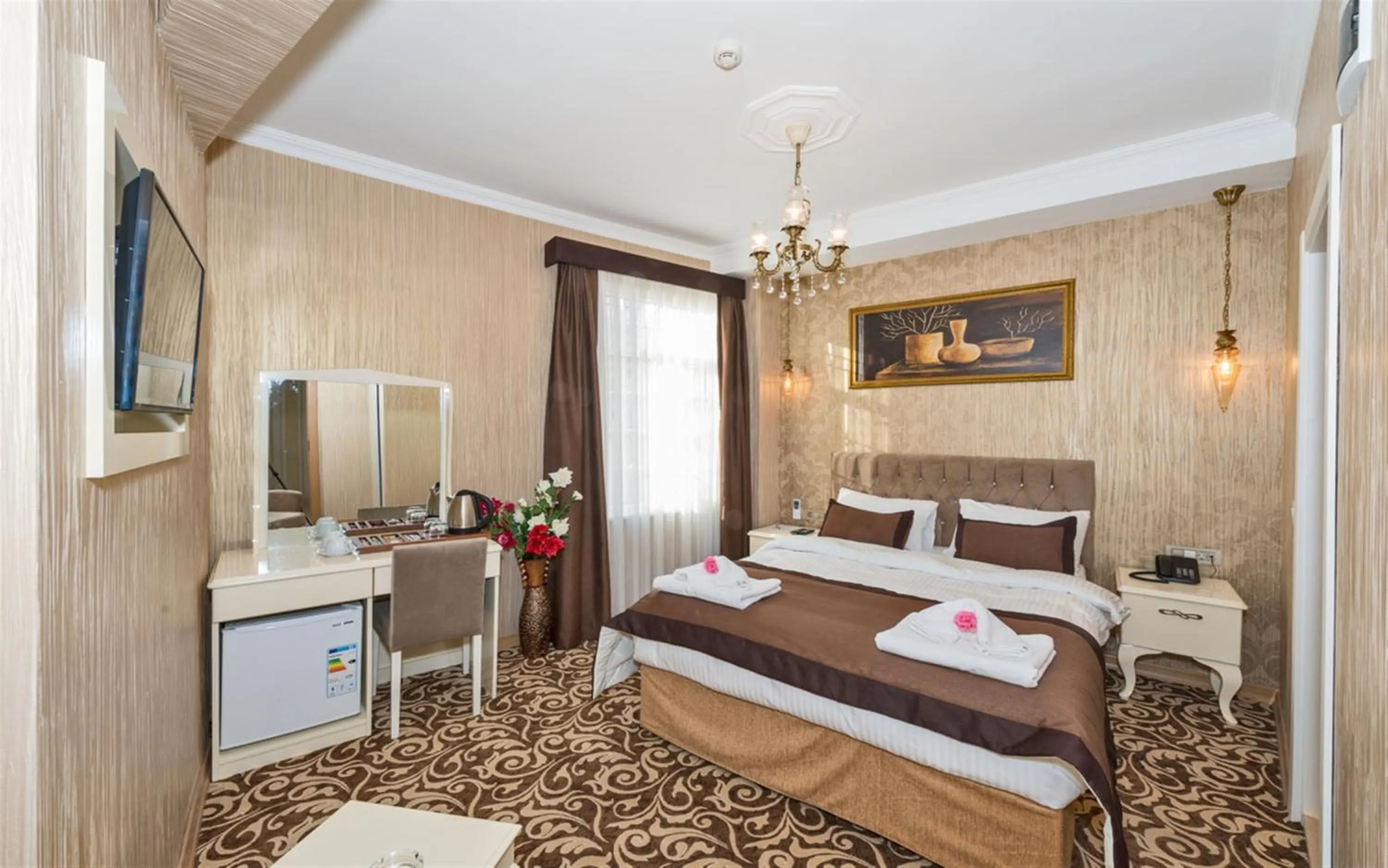 Bed in Montagna Hera Hotel Taksim