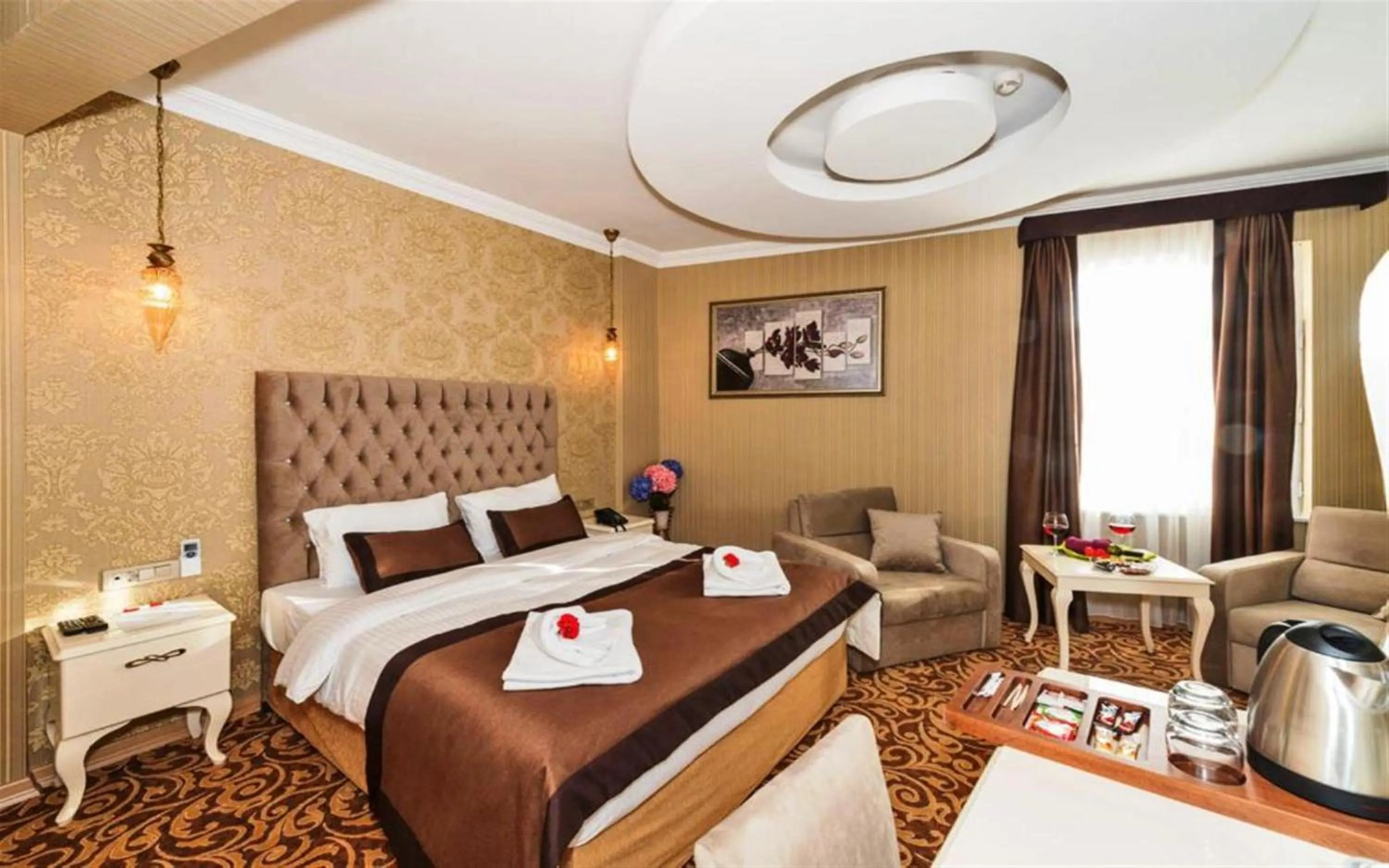 Bed in Montagna Hera Hotel Taksim
