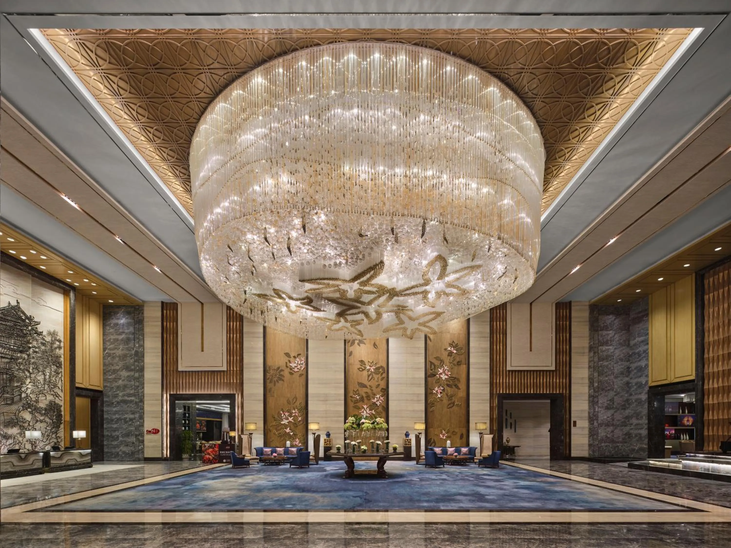 Lobby or reception in Wanda Realm Nanchang