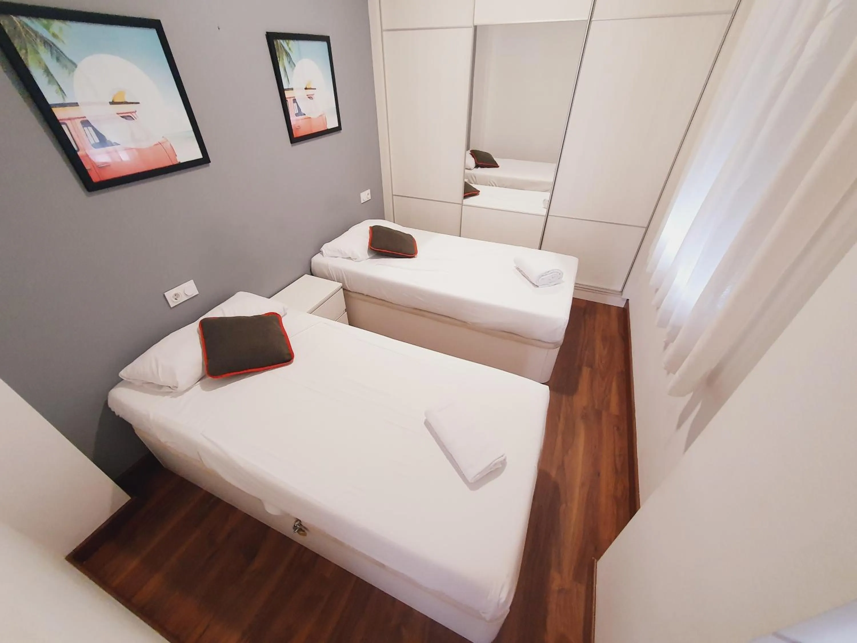 Bed in Luxury Apartments Puerto Valencia