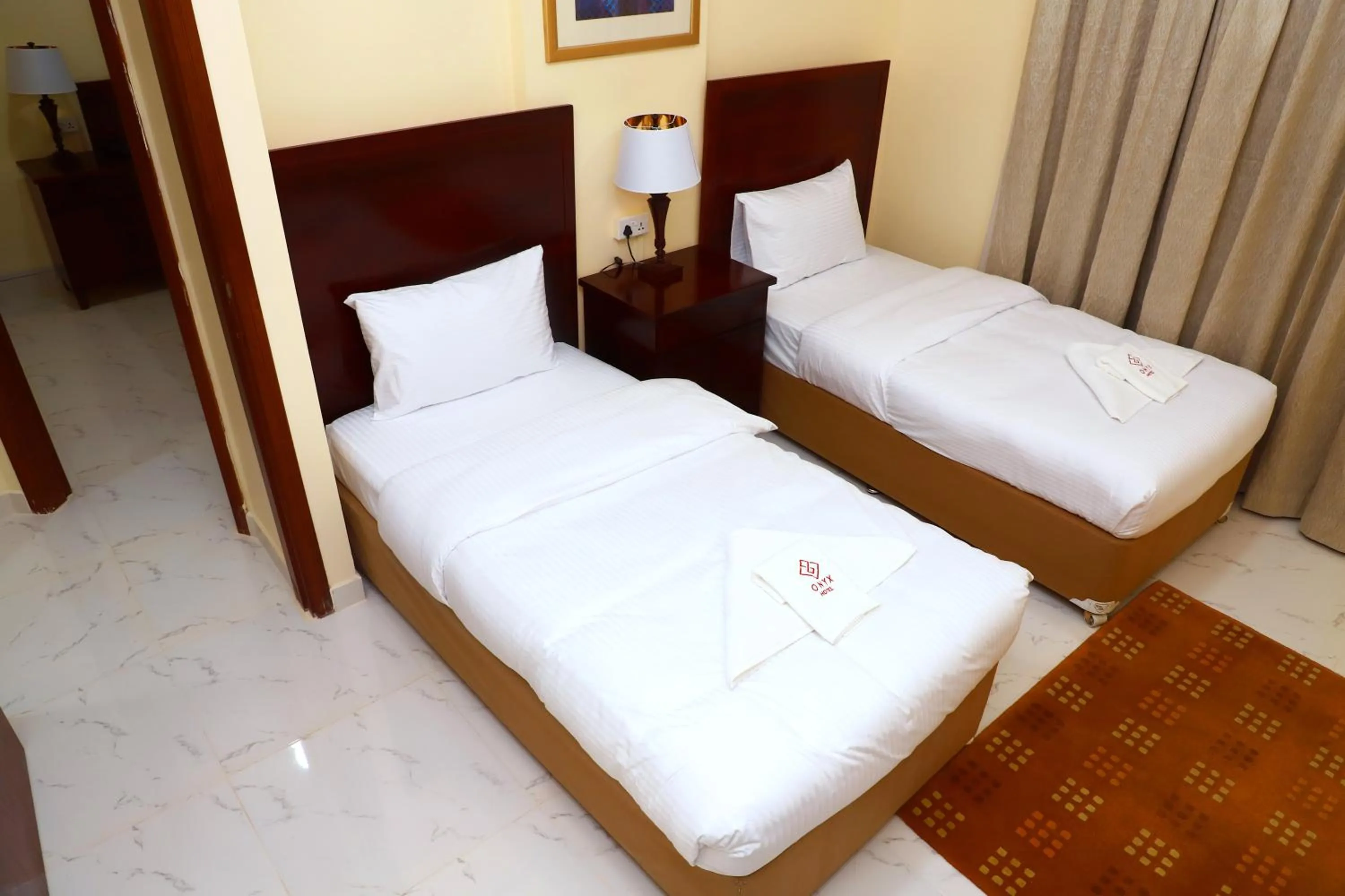Bedroom, Bed in Onyx Hotel Apartments - MAHA HOSPITALITY GROUP