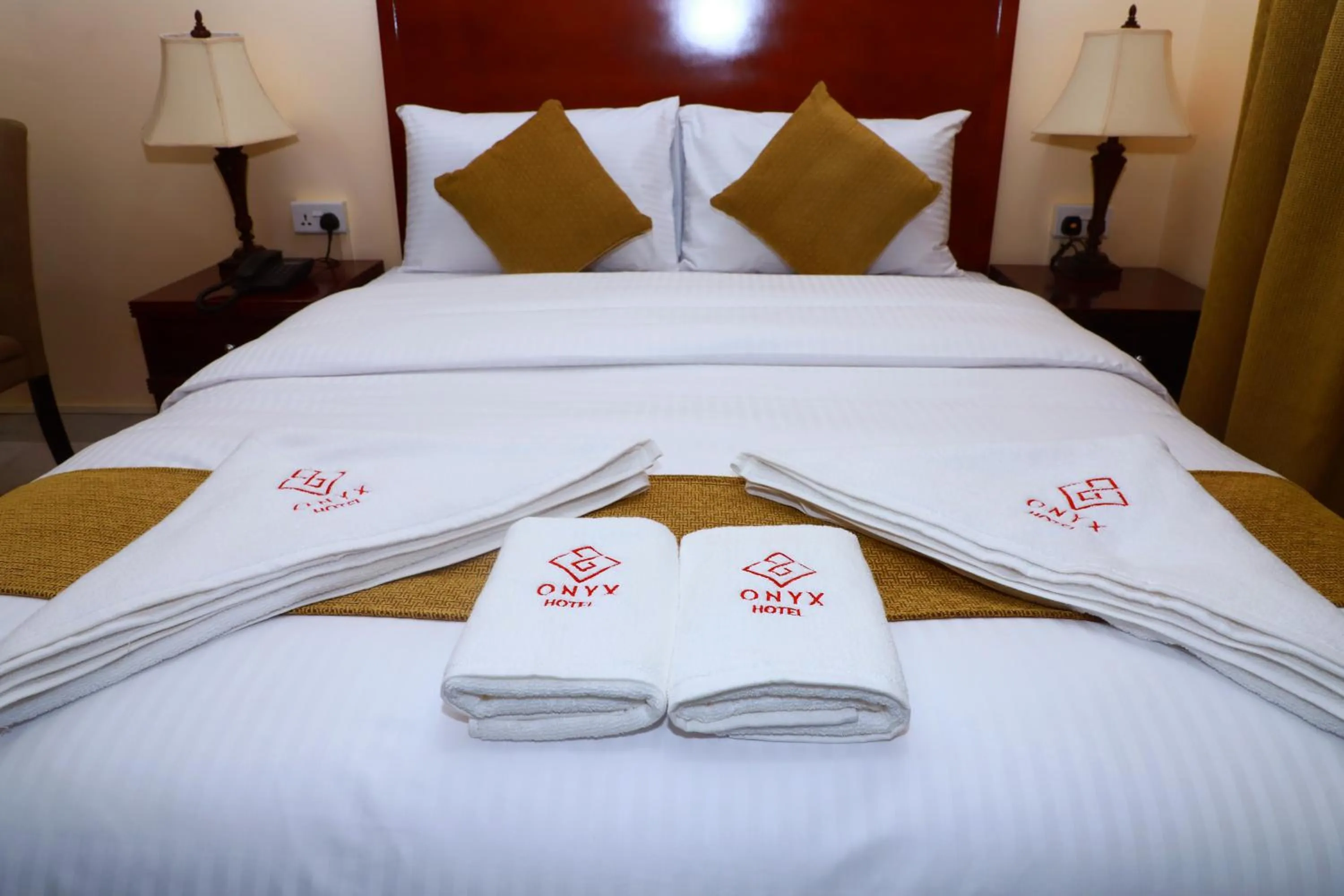 Bedroom, Bed in Onyx Hotel Apartments - MAHA HOSPITALITY GROUP