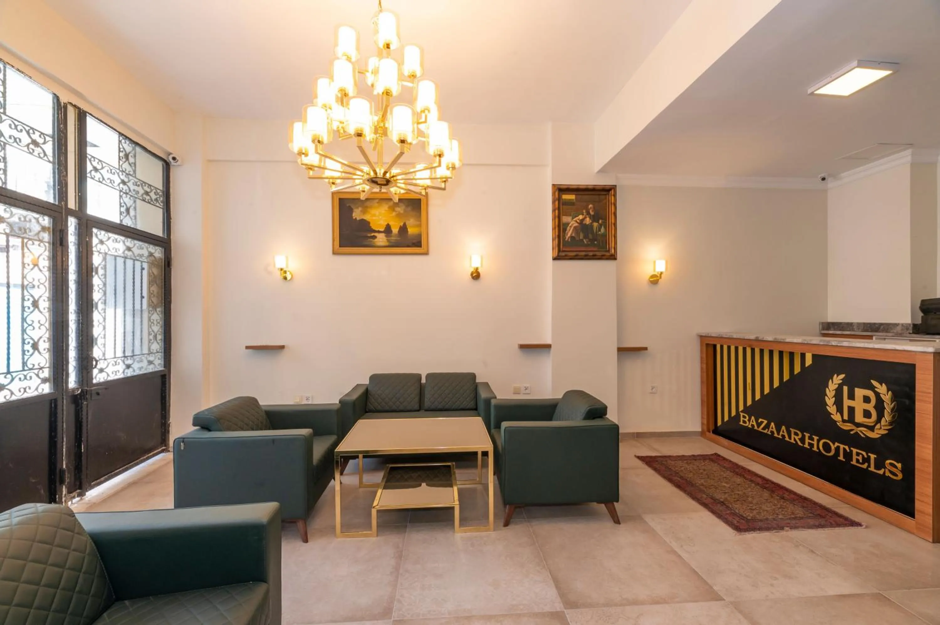 Seating area in Bazaar Hotels Old City