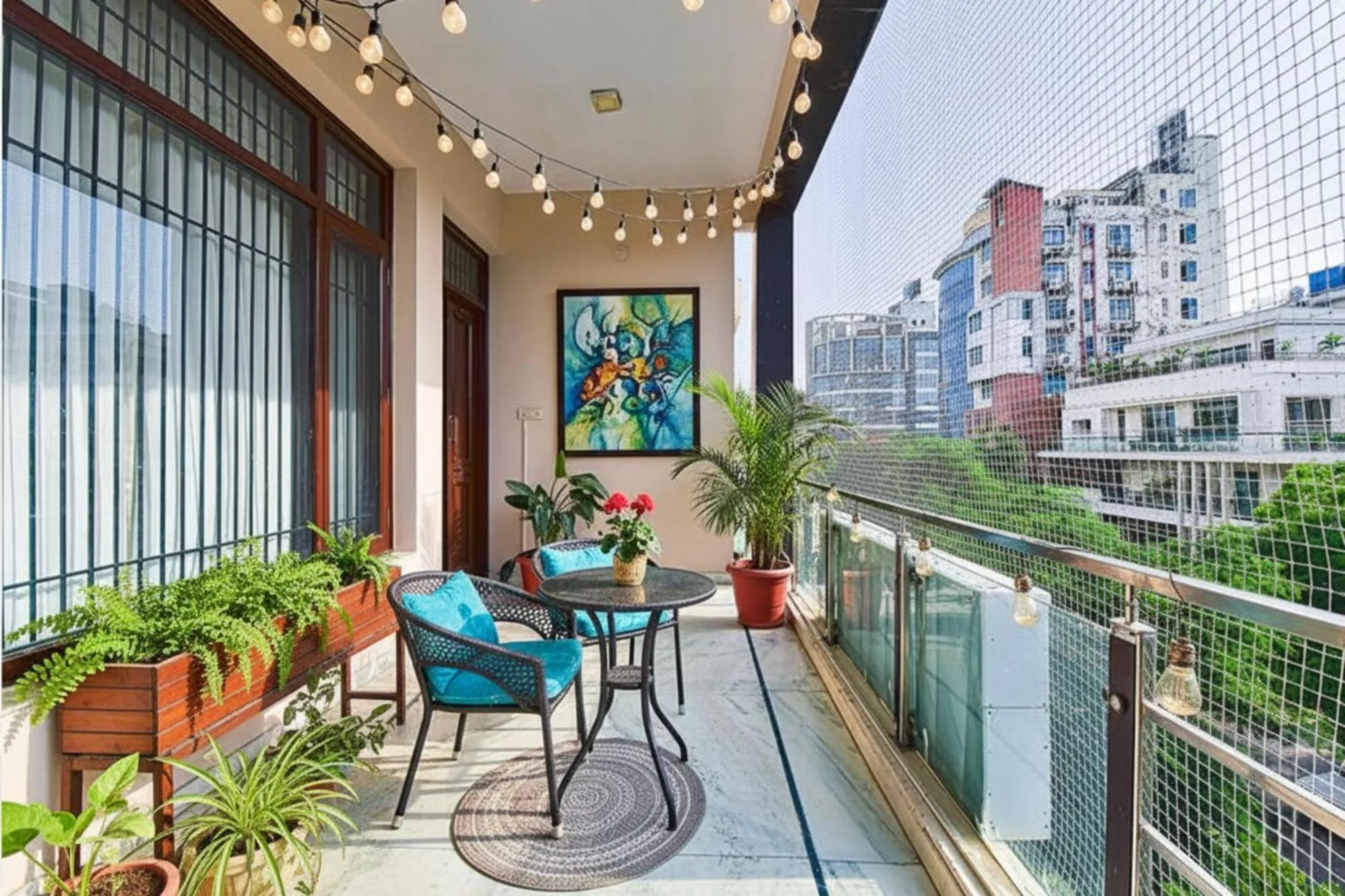 Balcony/Terrace in FabHotel Gitanjali