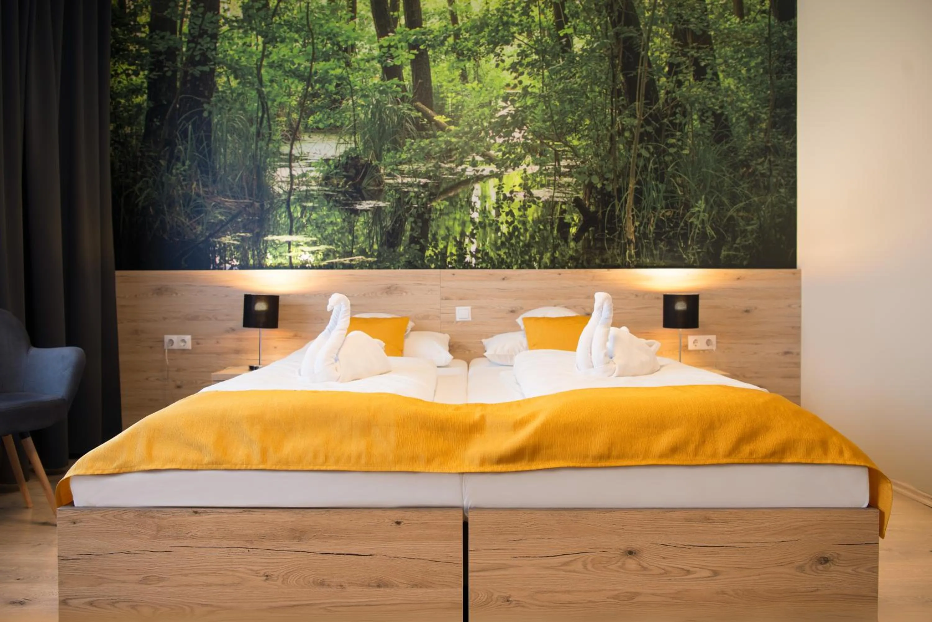 Bed in Gyirmót Sport & Wellness Hotel