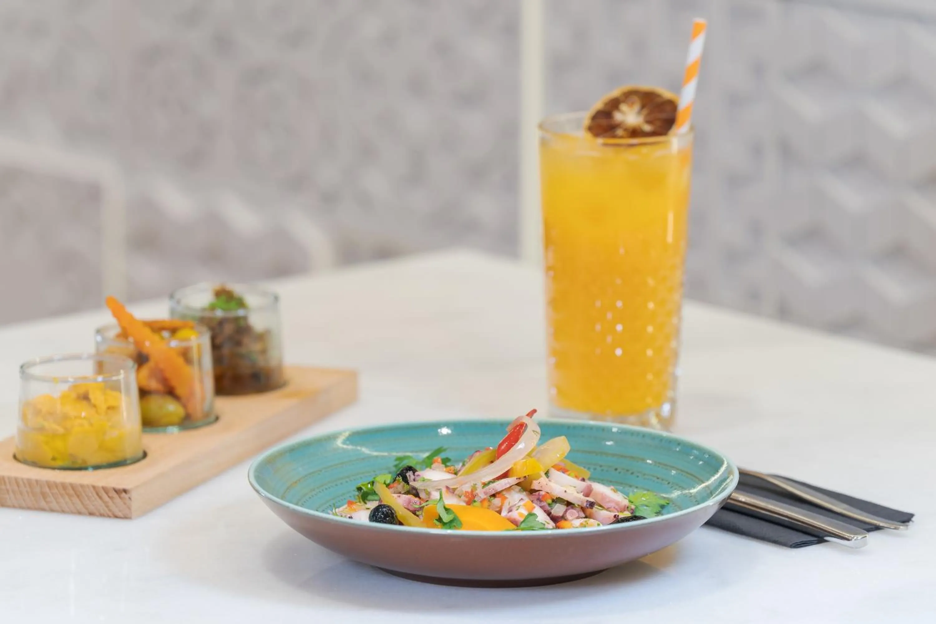 Food close-up in Pestana CR7 Marrakech