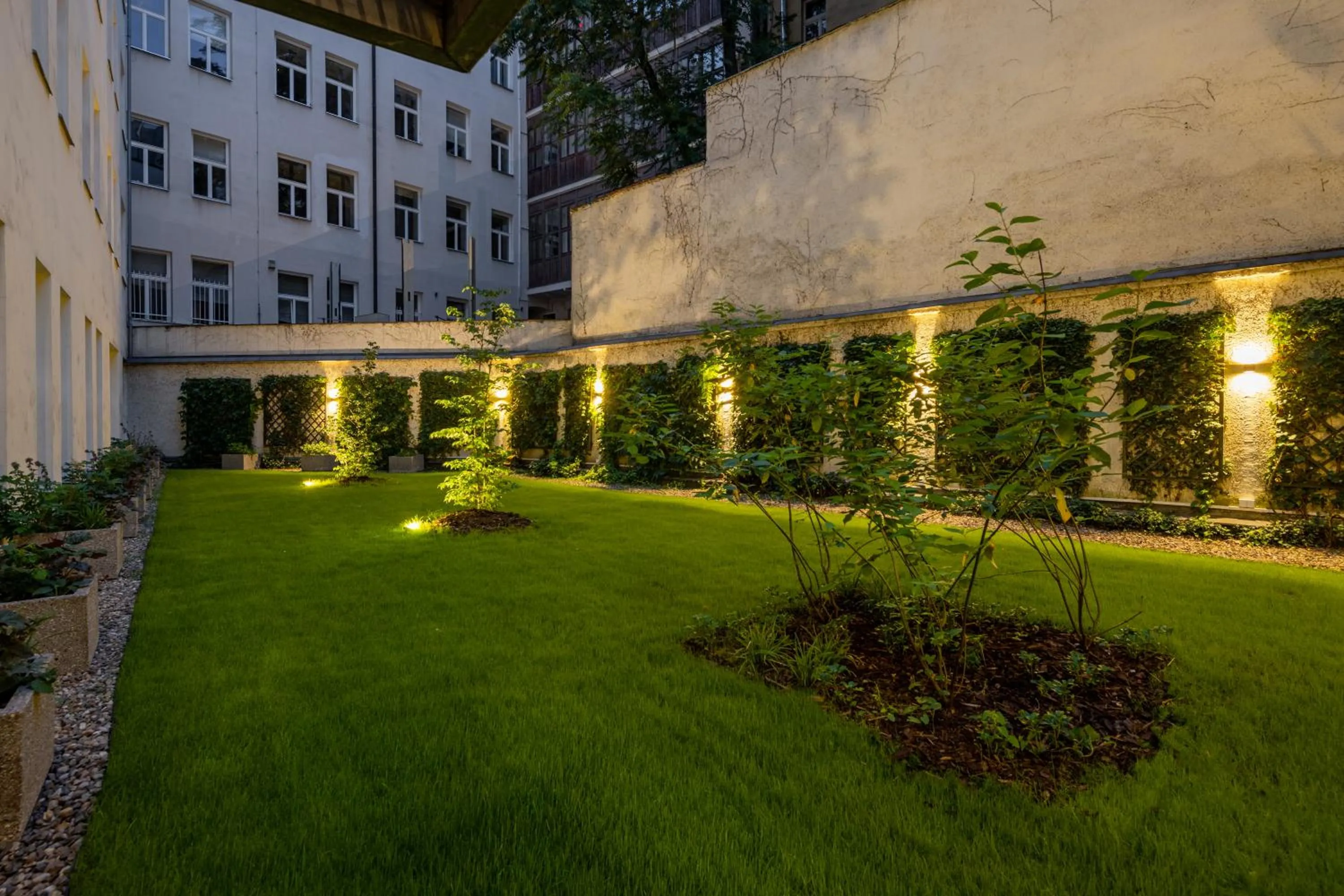 Garden view in K+K Hotel Fenix