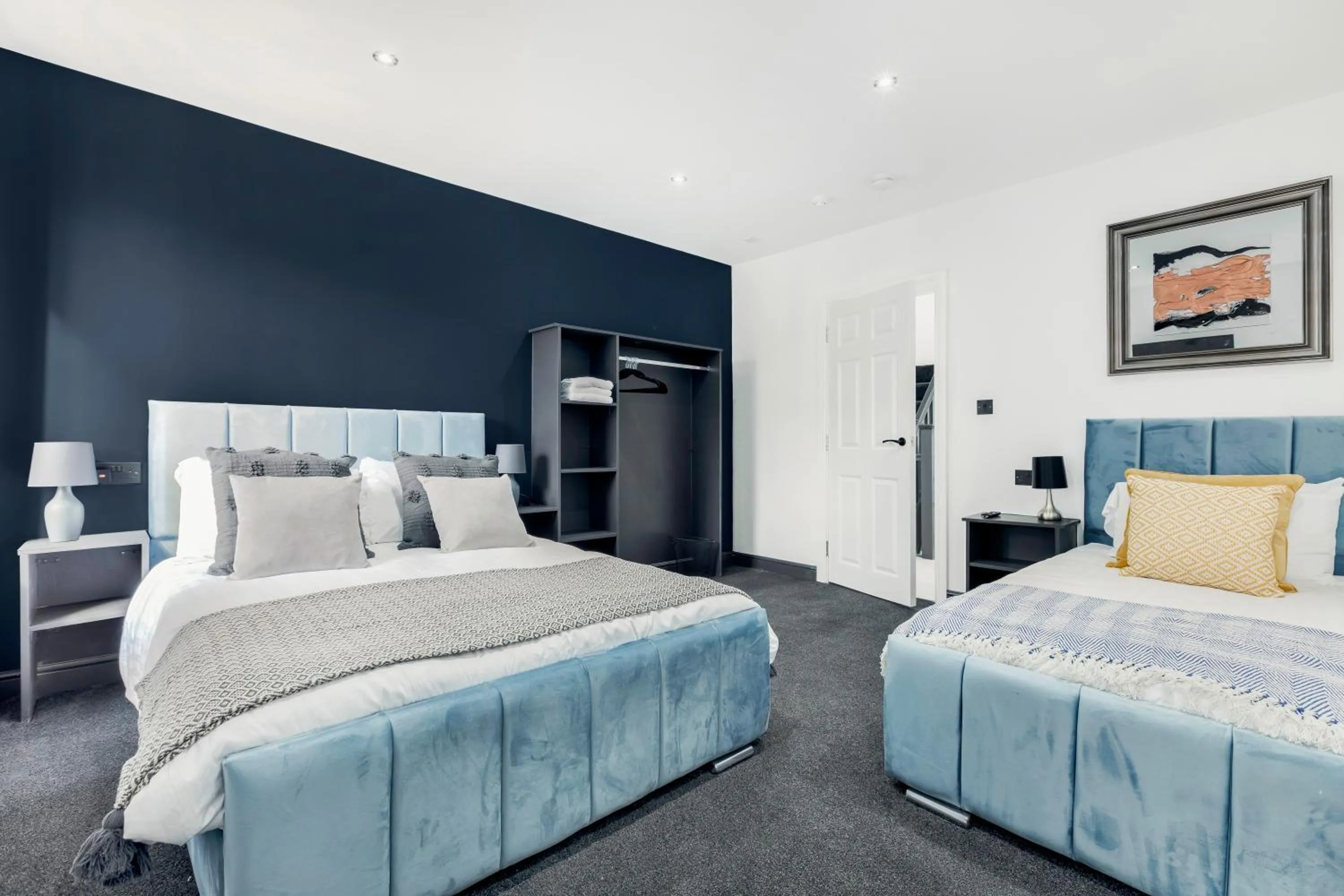 Bedroom, Bed in Wellington Suites by Sasco Apartments