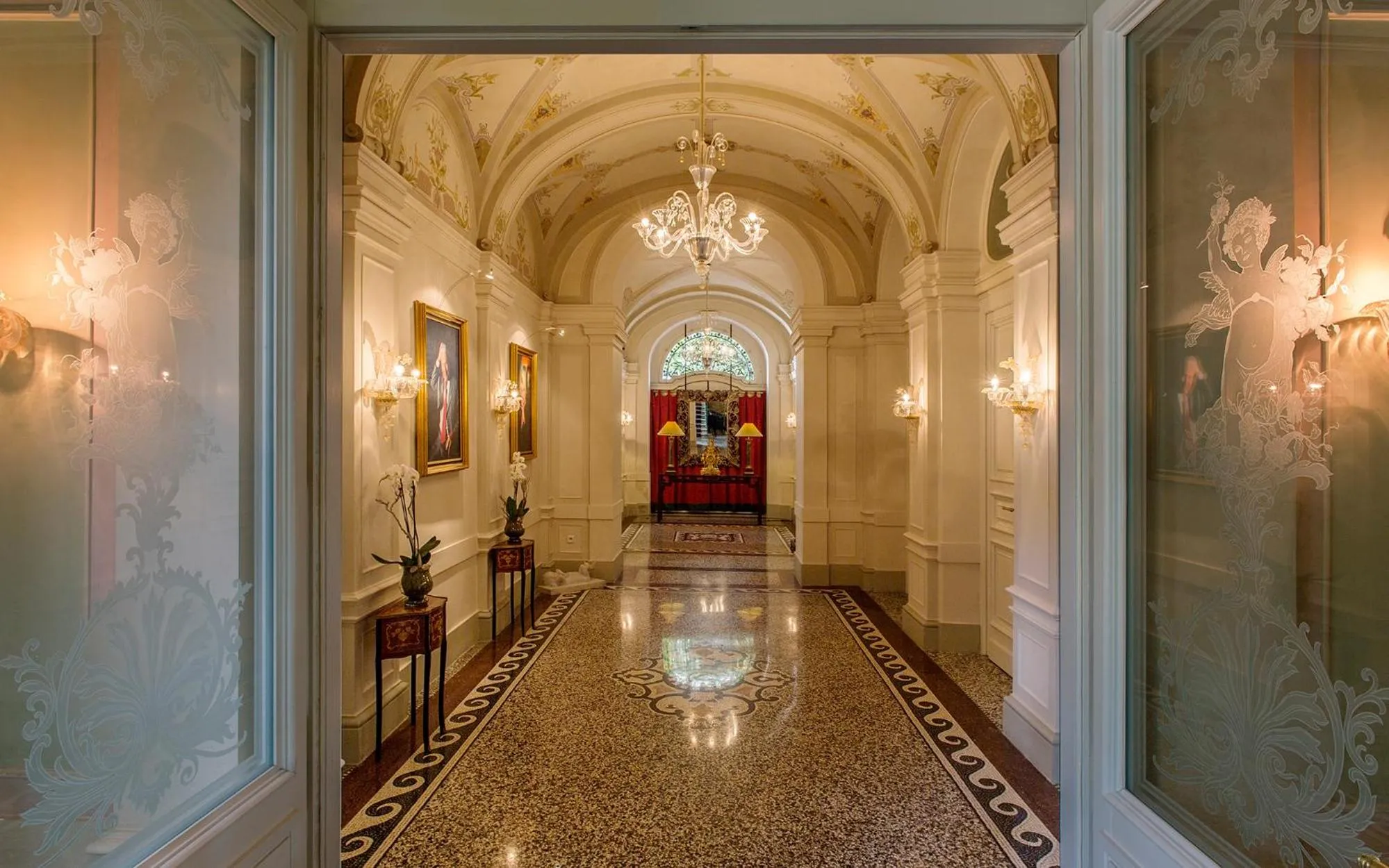 Lobby or reception in Le Palais Art Hotel Prague