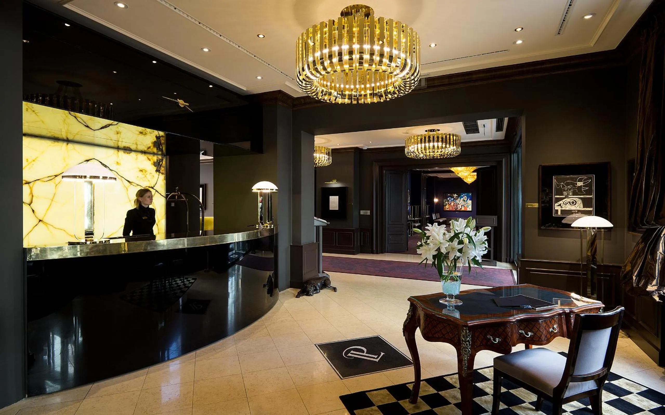 Lobby or reception in Le Palais Art Hotel Prague