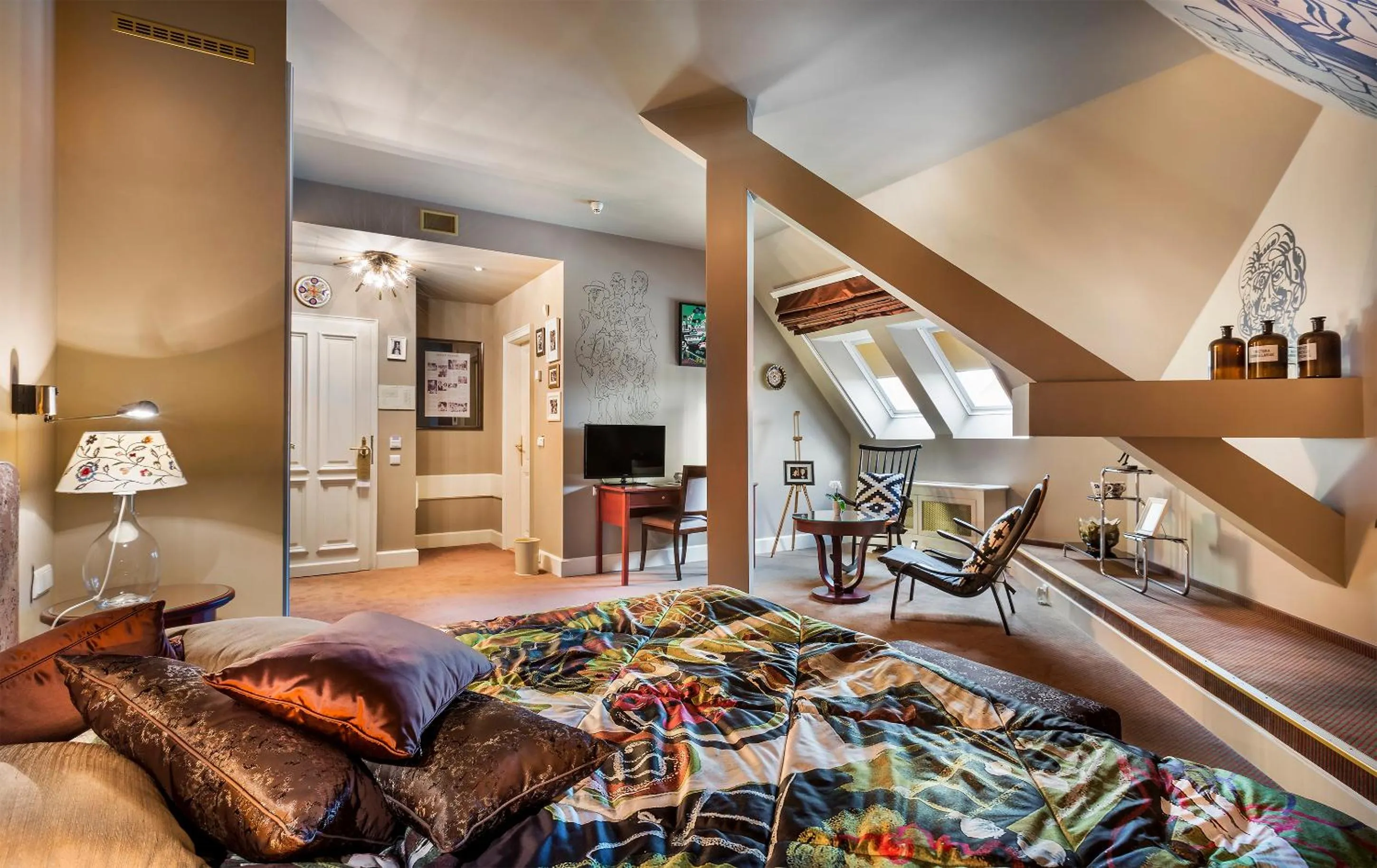 Photo of the whole room, Bed in Le Palais Art Hotel Prague