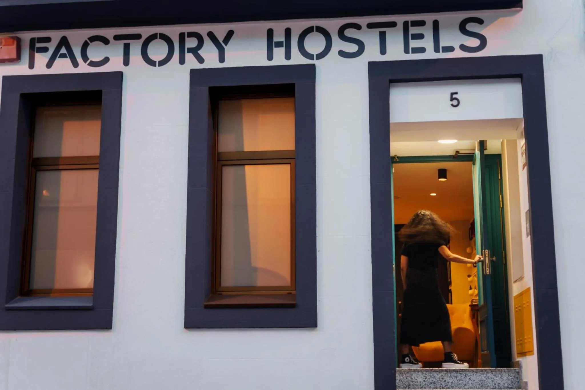 Property building in Factory Hostels Barcelona