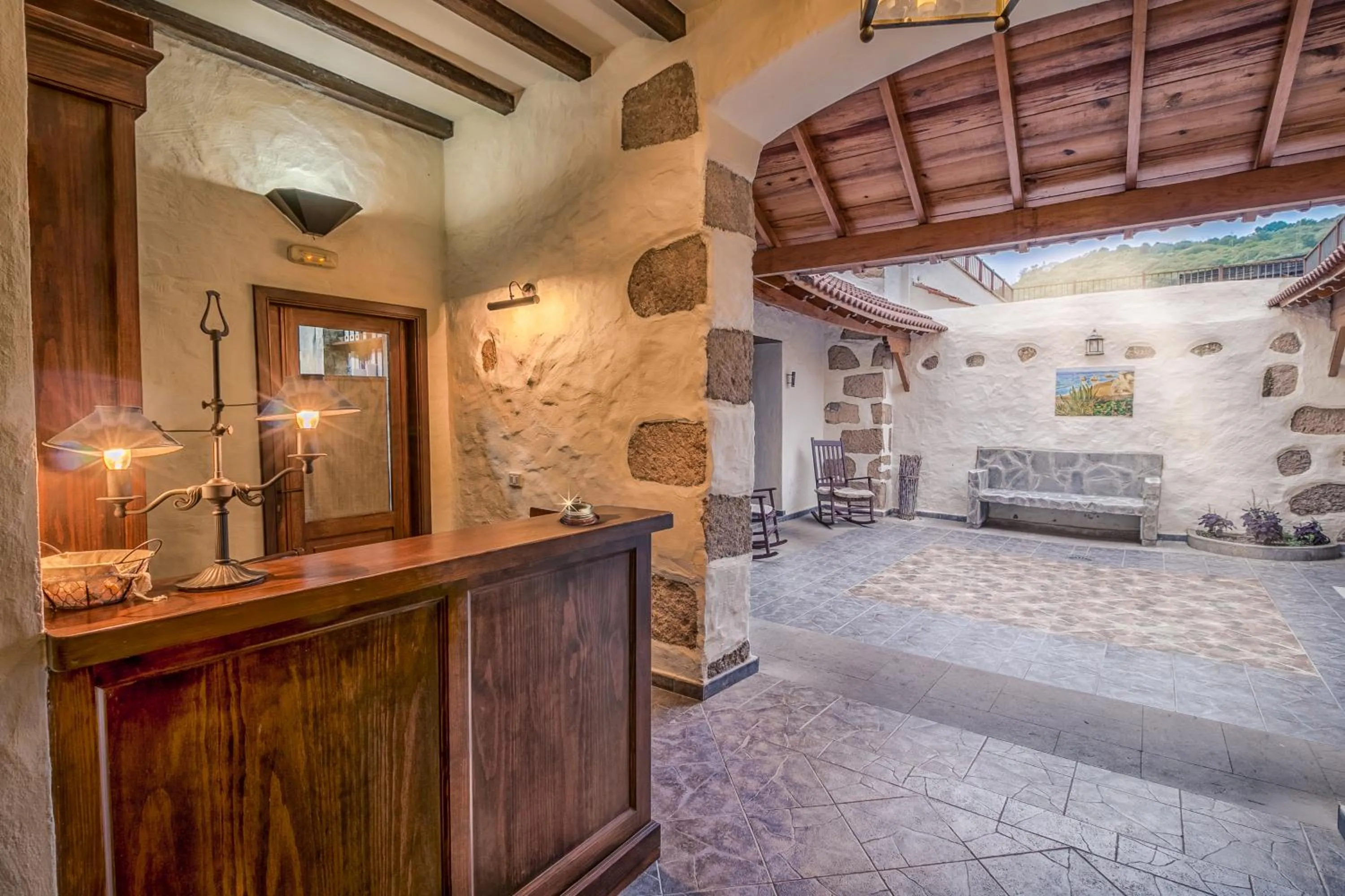 Lobby or reception in Hotel Rural LIVVO Maipez