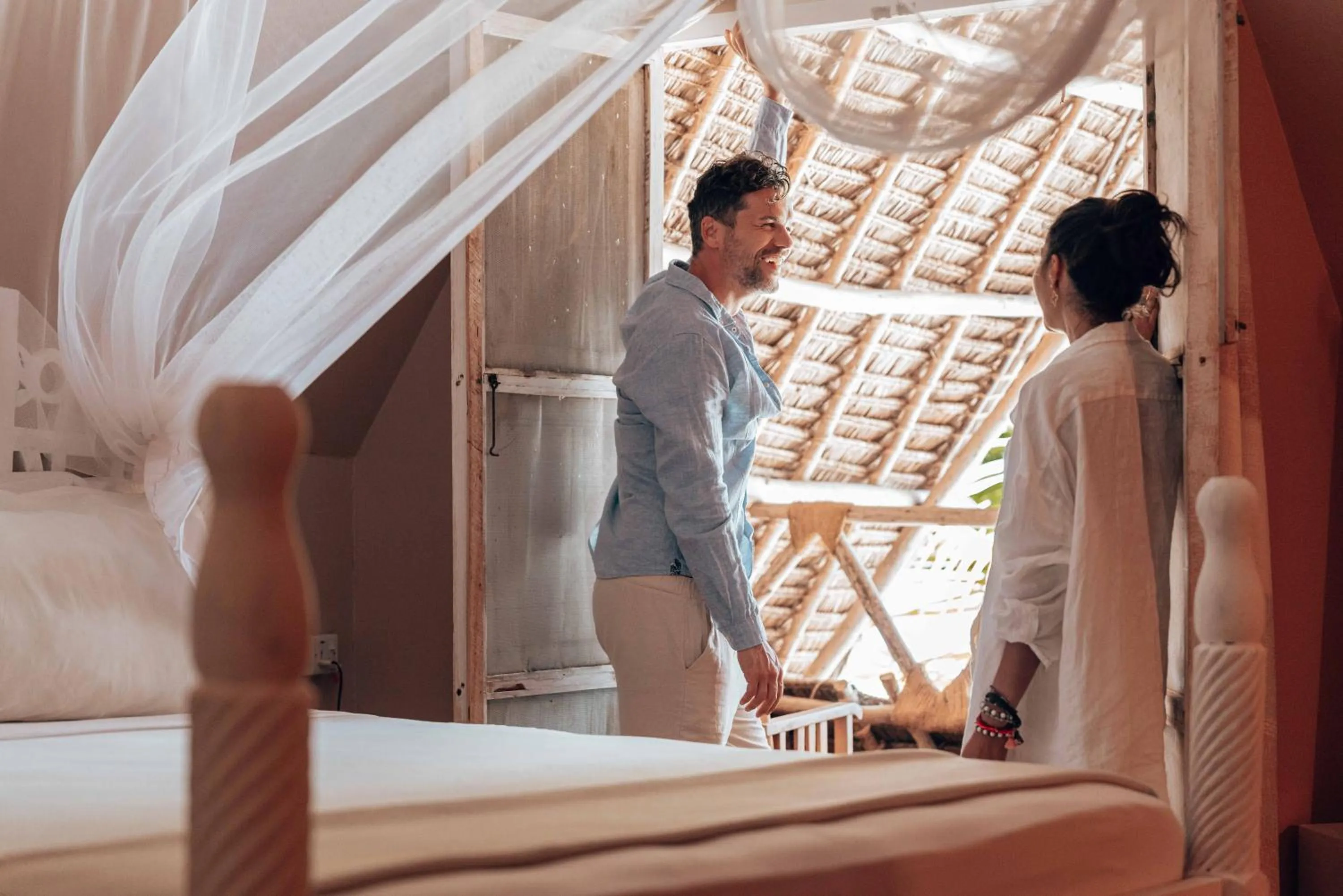 View (from property/room), Bed in Sahari Zanzibar