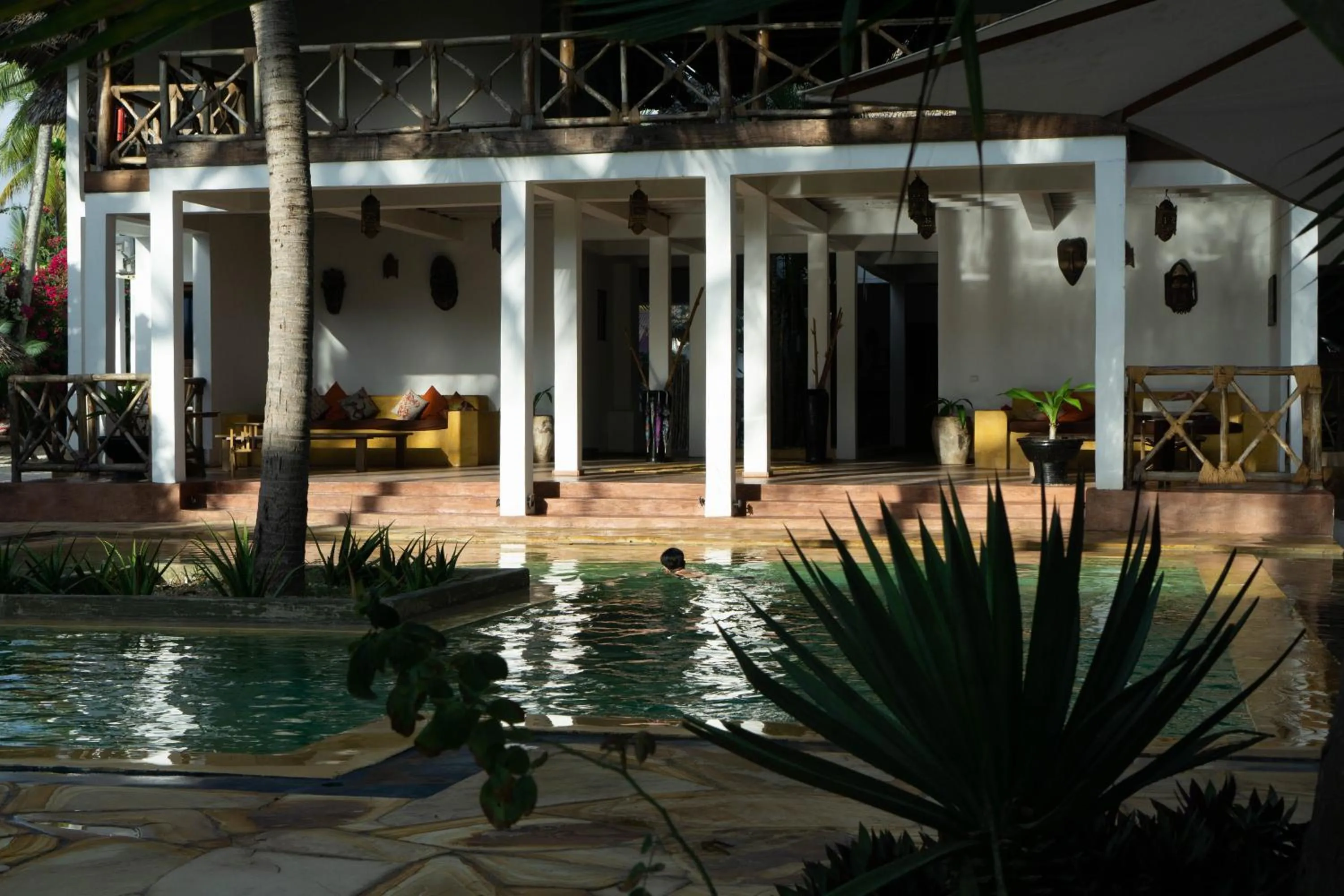 Garden view in Sahari Zanzibar