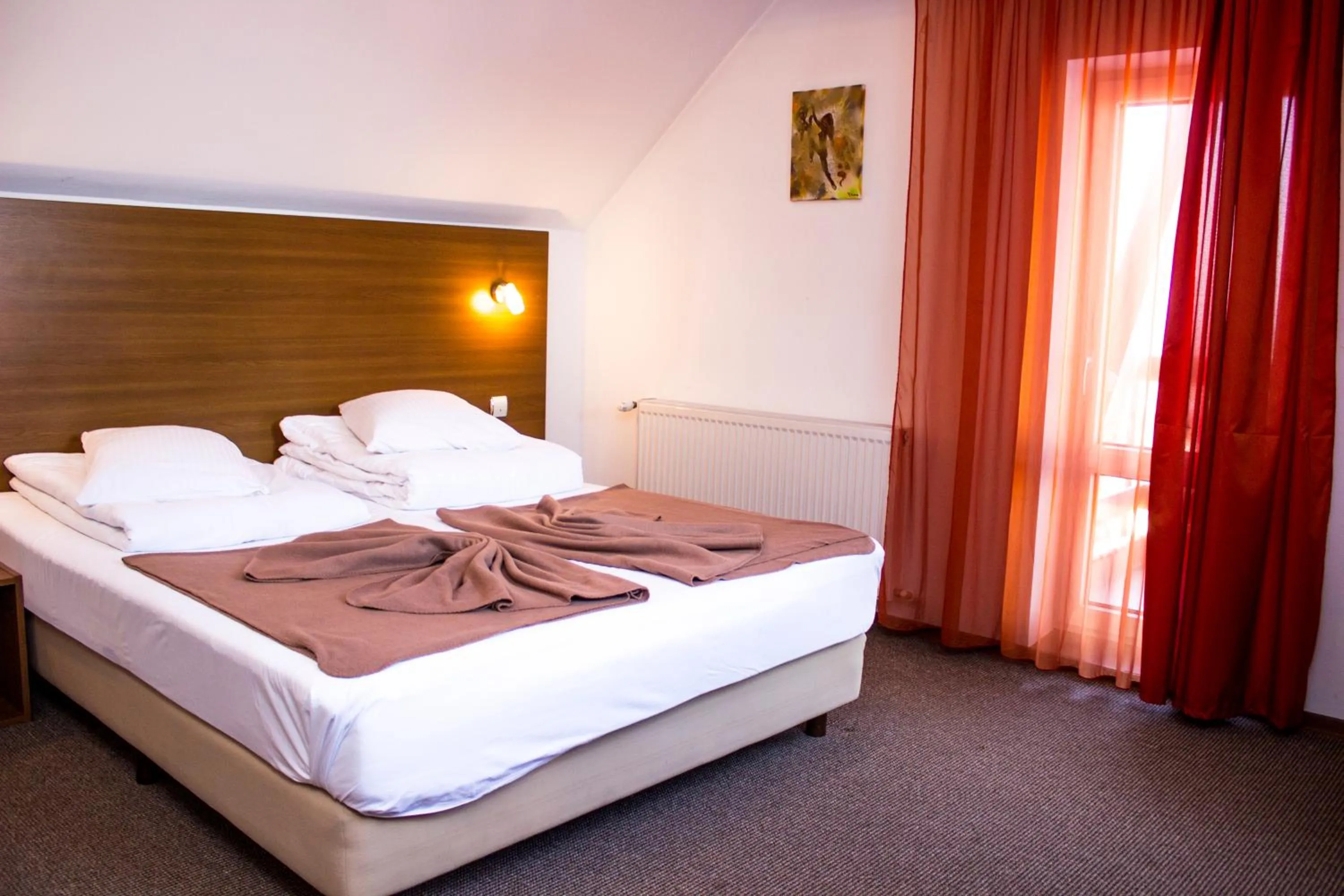 Bed in Pensiunea Riunione