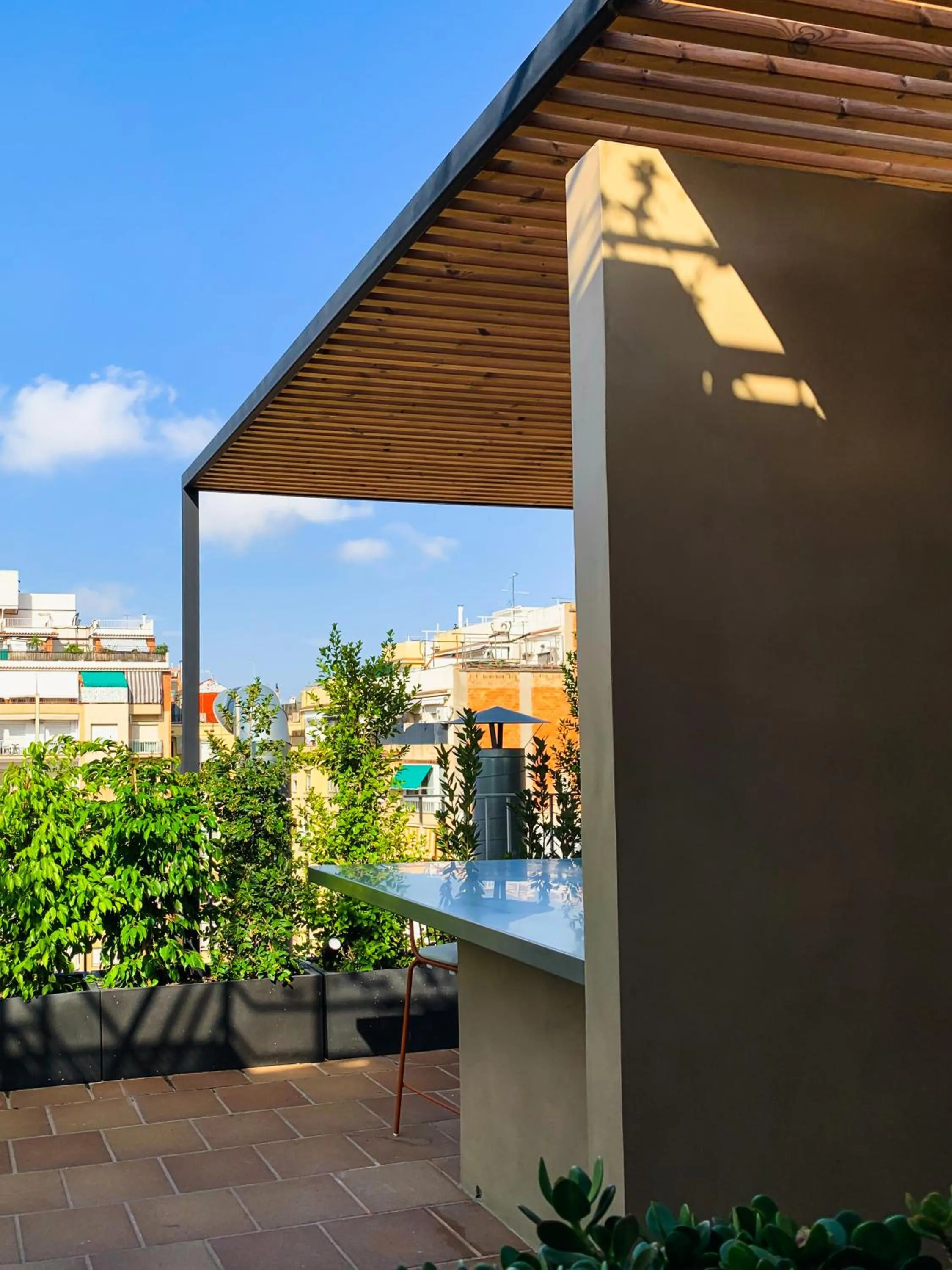 Balcony/Terrace in Incredible 2BR Penthouse with Urban Rooftop Garden