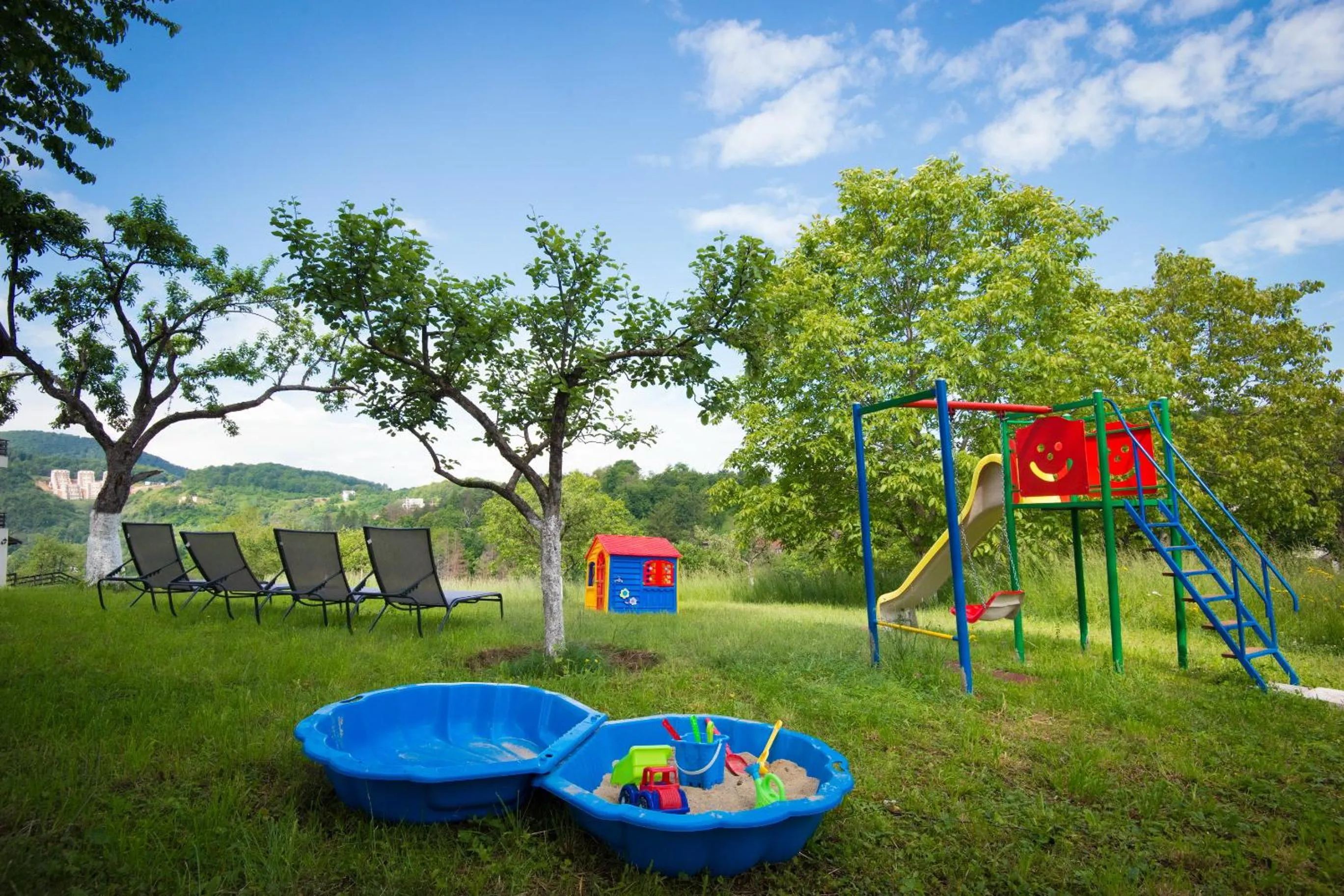 Children play ground in Pensiunea Toscana