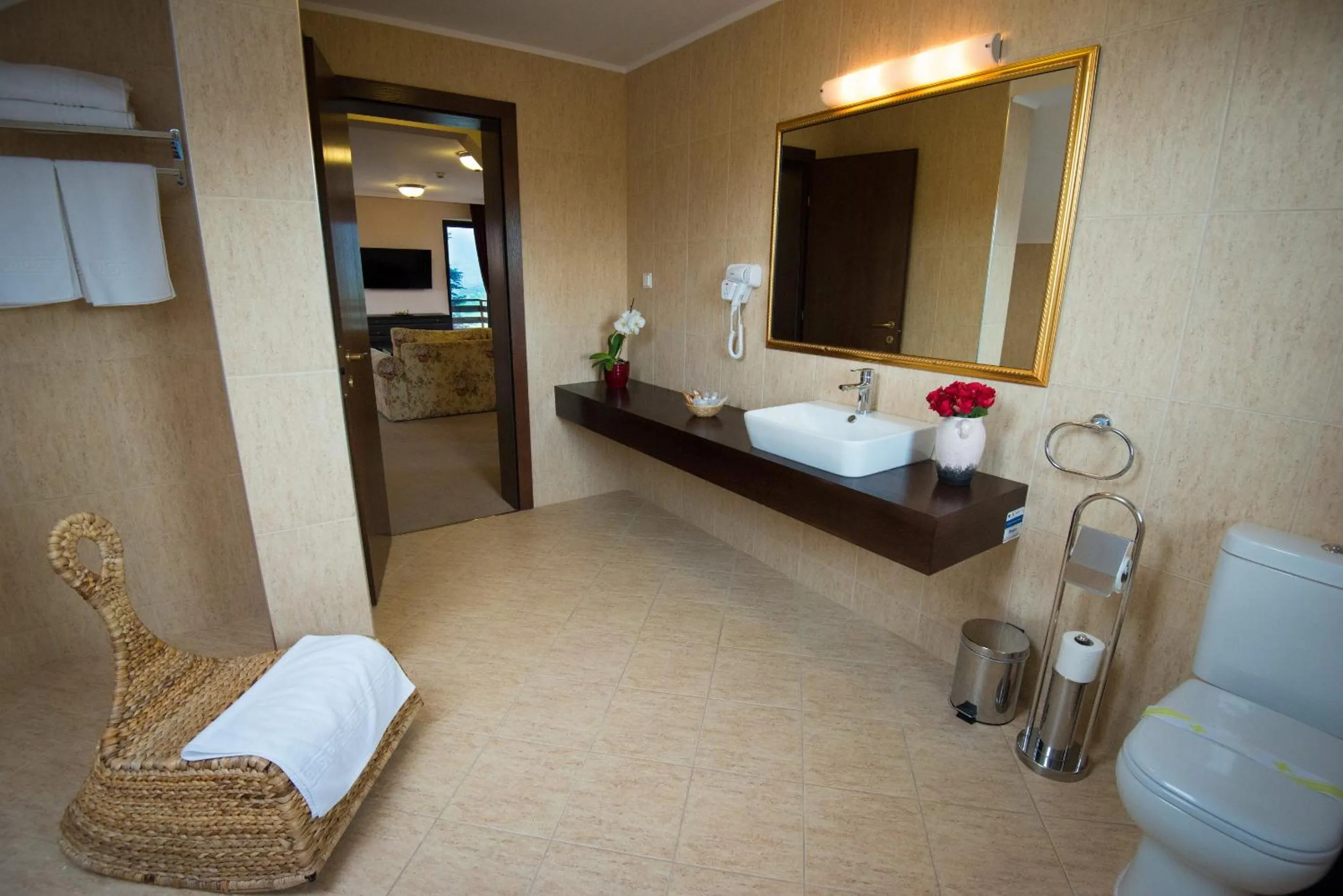 Bathroom in Pensiunea Toscana