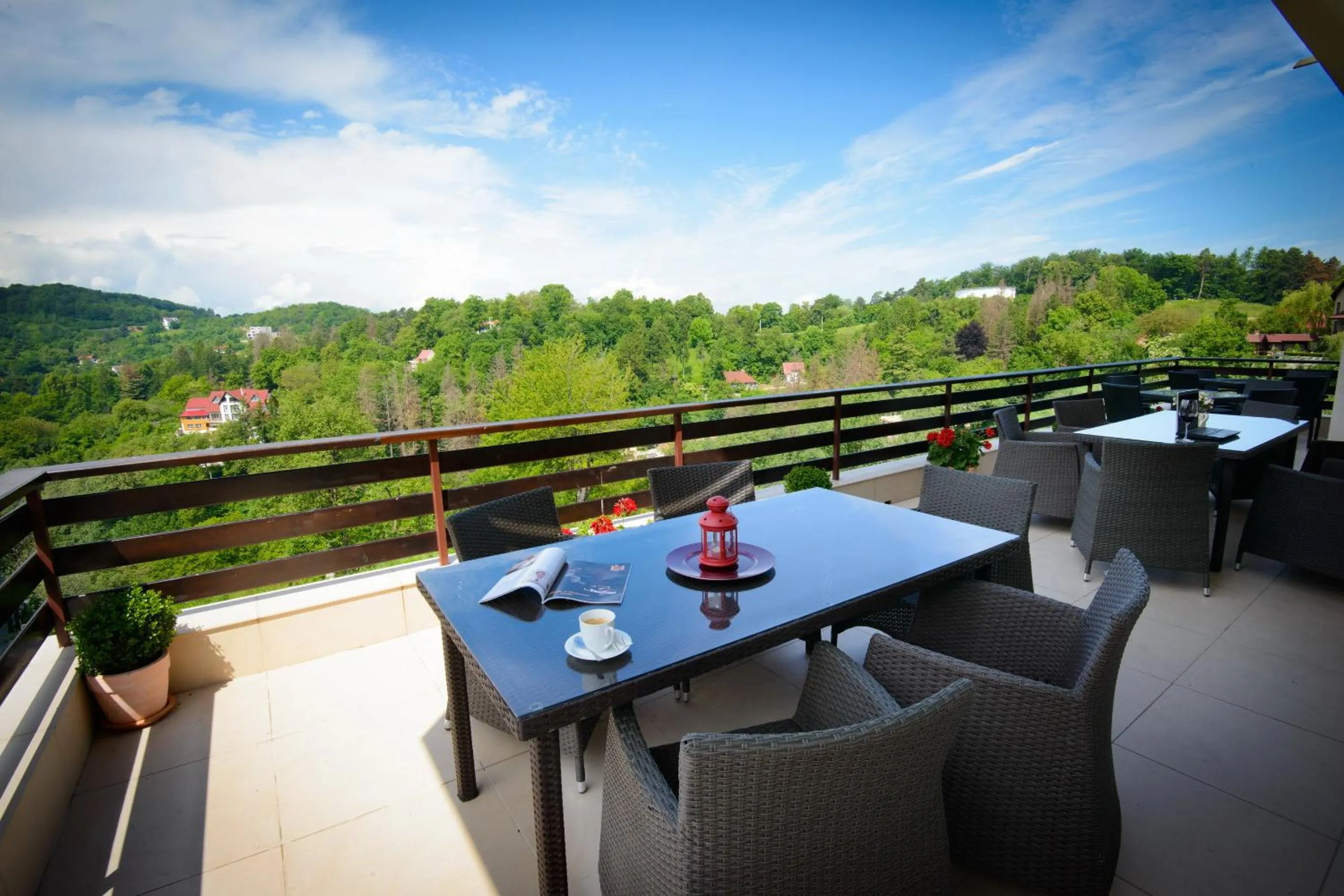 Balcony/Terrace in Pensiunea Toscana