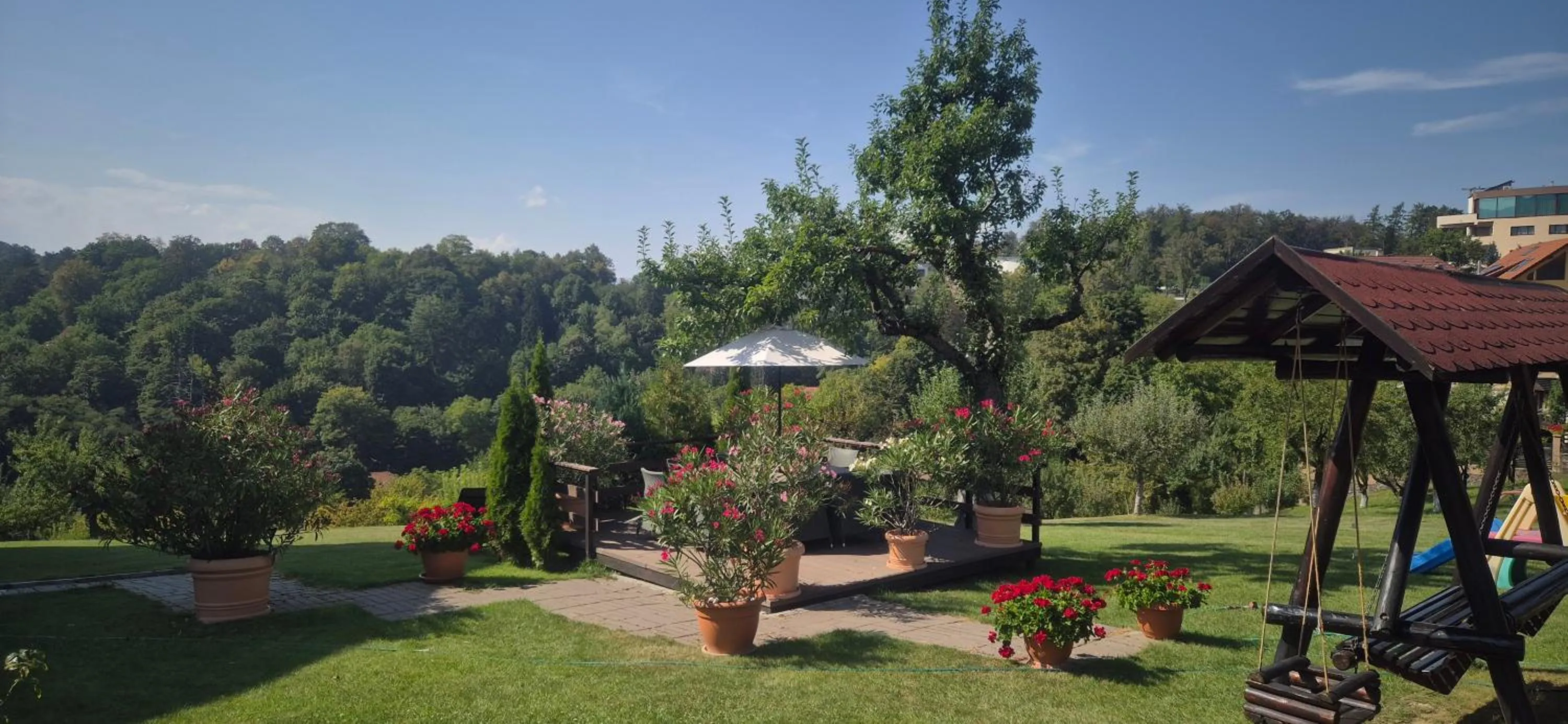 Seating area in Pensiunea Toscana