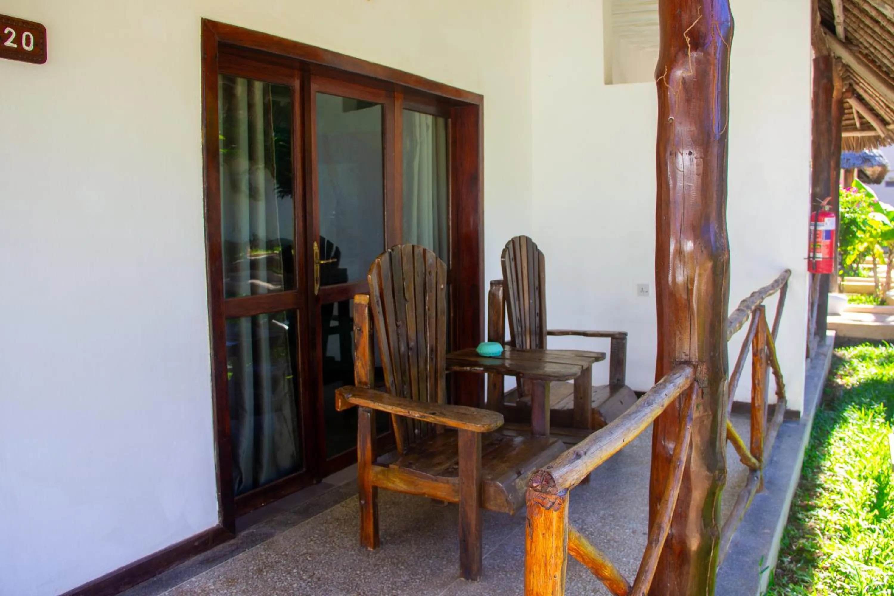 Balcony/Terrace in Reef & Beach Resort - Spa Jambiani