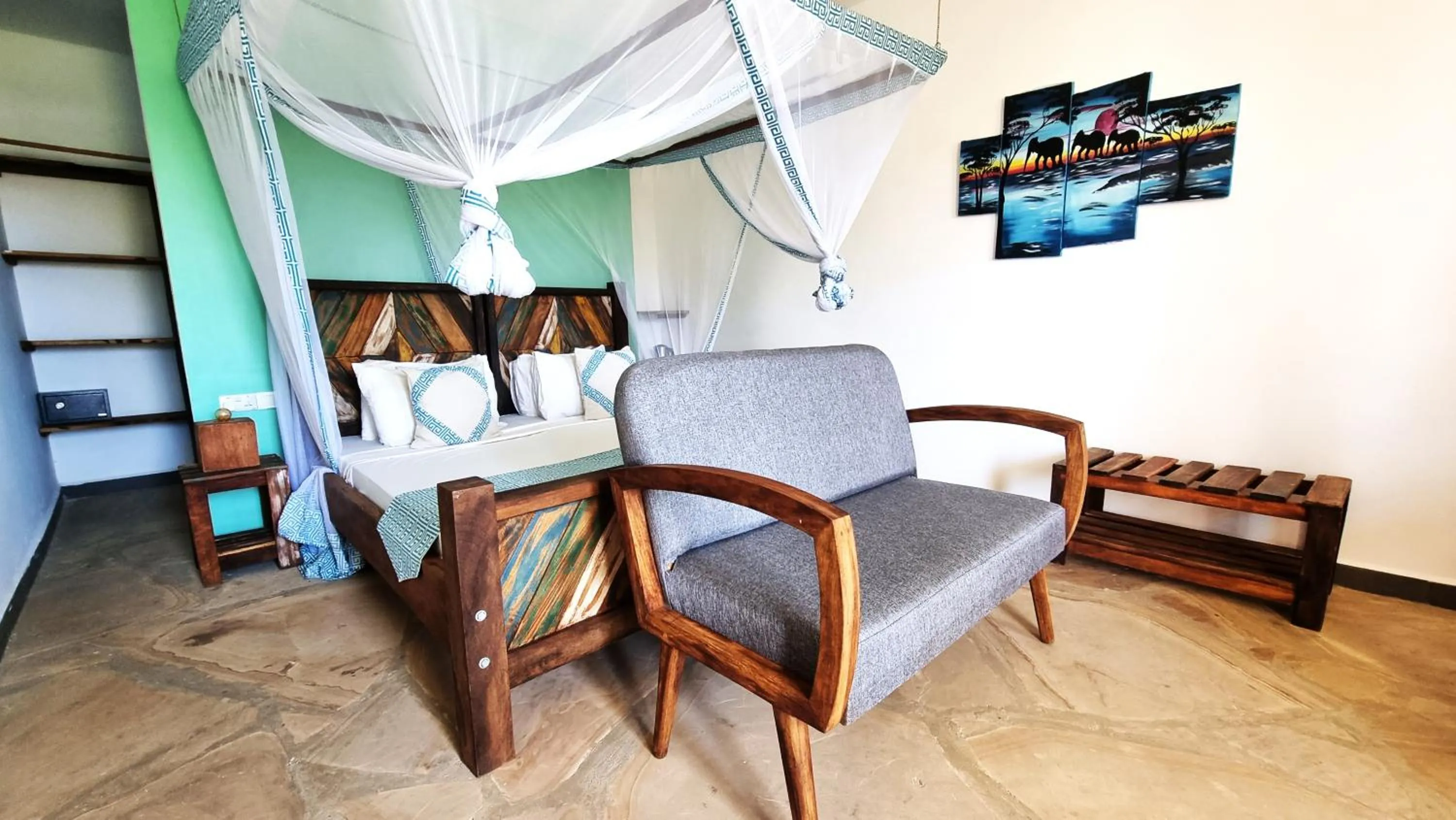 Seating area in Reef & Beach Resort - Spa Jambiani