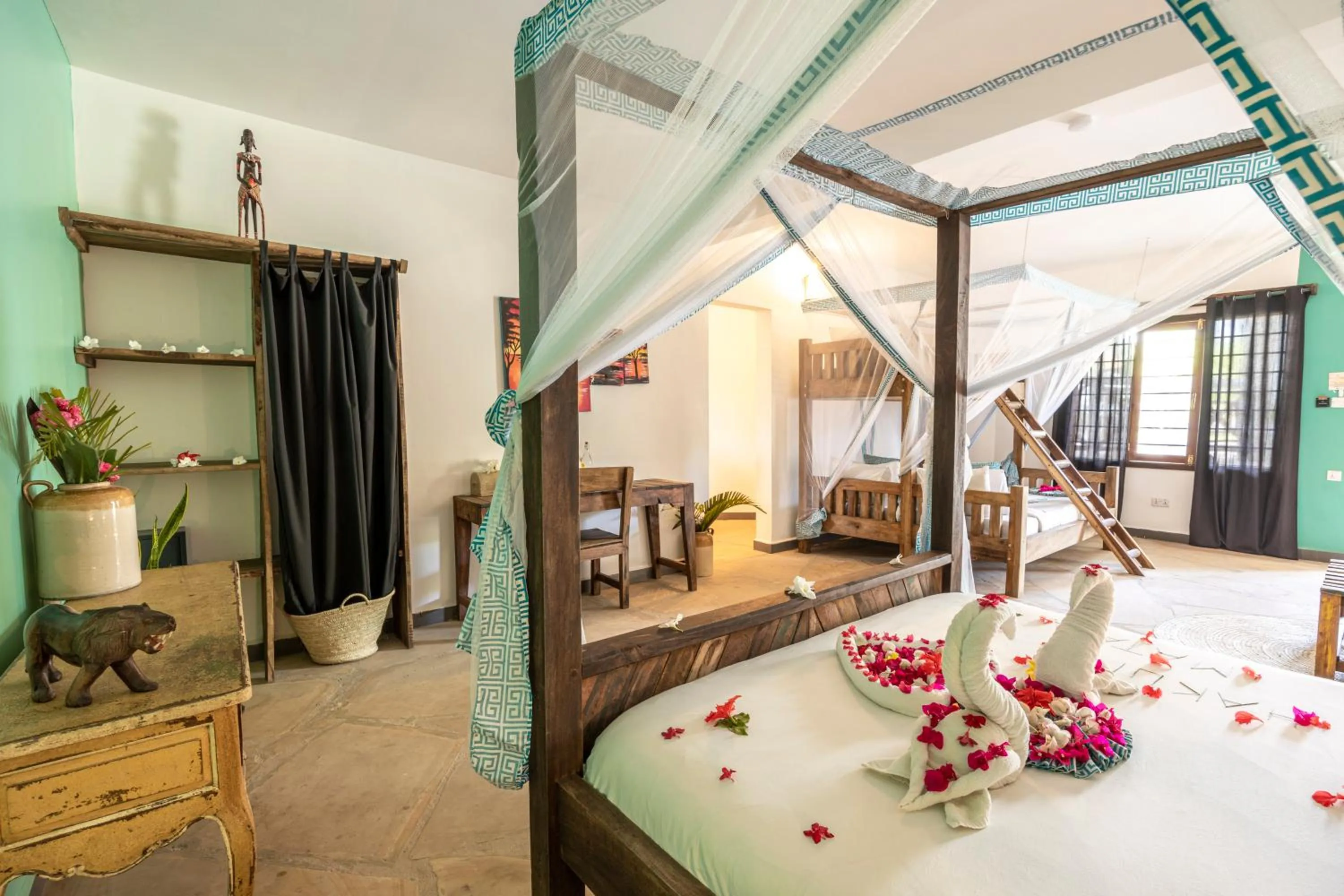 Photo of the whole room, Bed in Reef & Beach Resort - Spa Jambiani