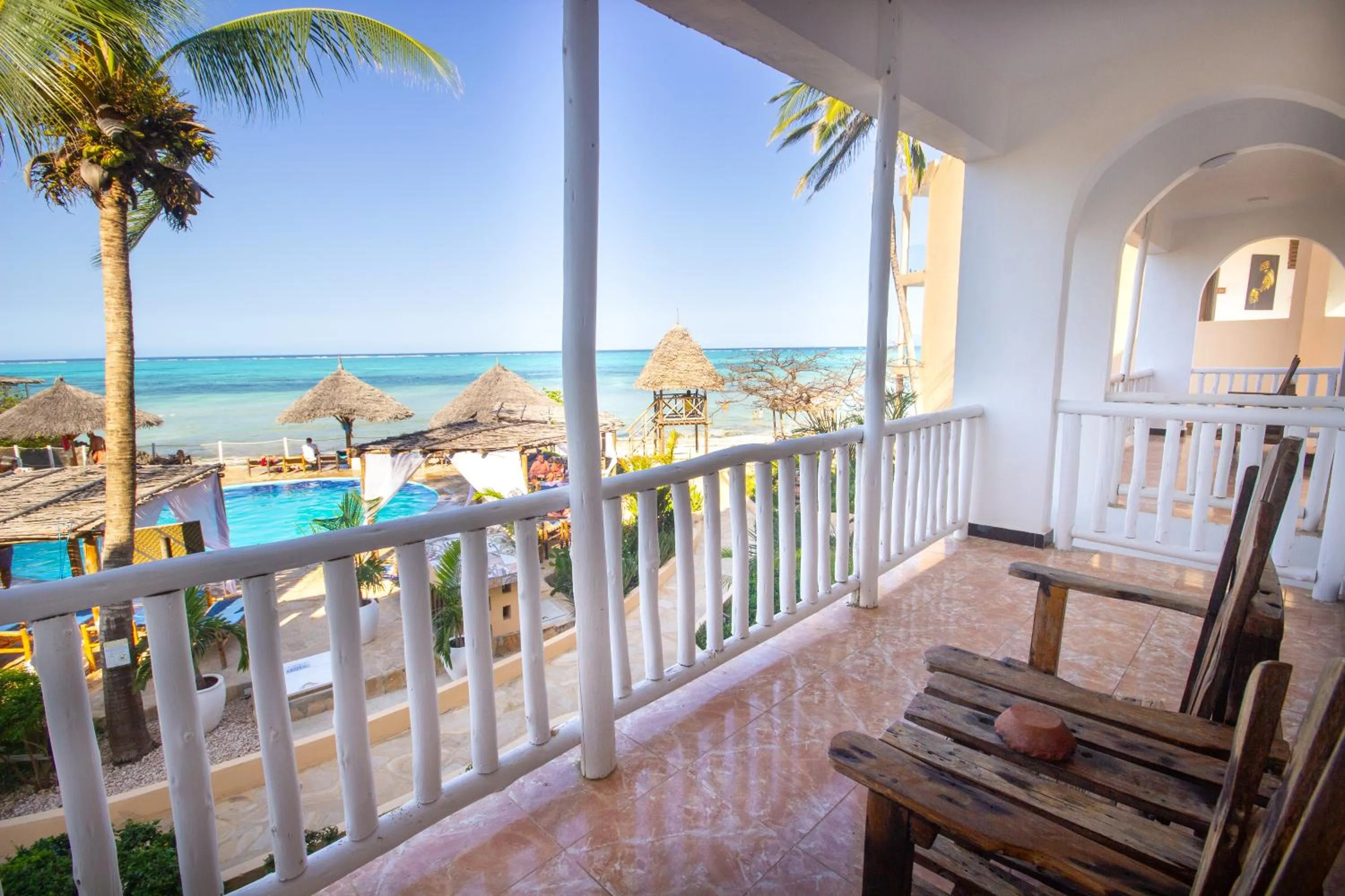 Balcony/Terrace in Reef & Beach Resort - Spa Jambiani