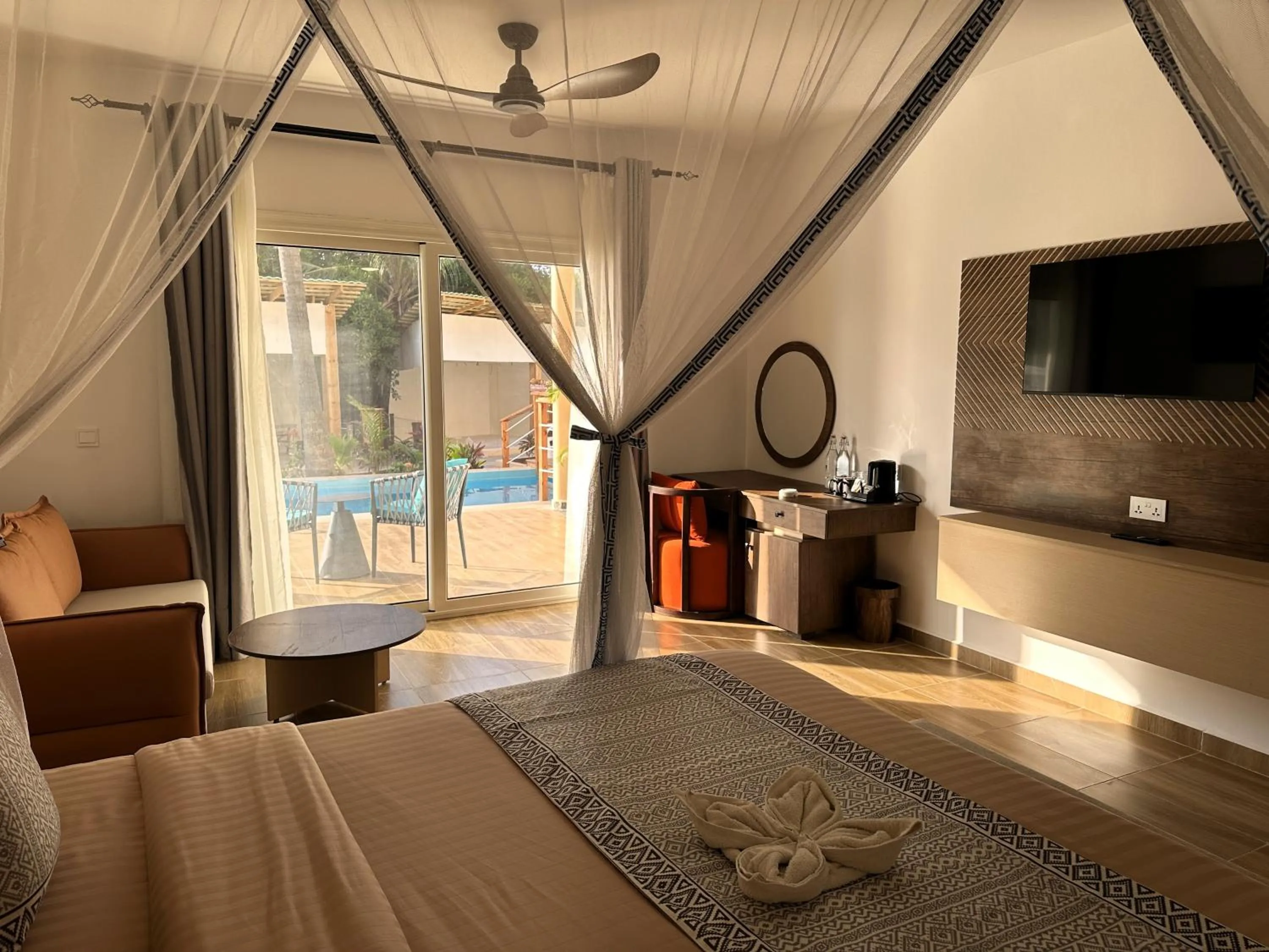 Bedroom, Bed in Reef & Beach Resort - Spa Jambiani