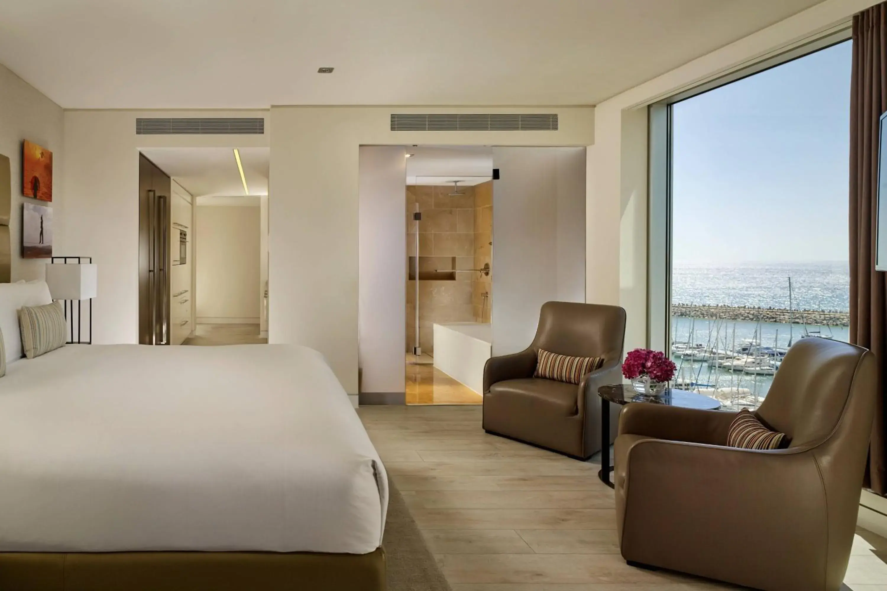Studio room, Sea view, 1 Queen, Balcony in The Ritz-Carlton, Herzliya Studio room, Sea view, 1 Queen, Balcony in The Ritz-Carlton, Herzliya