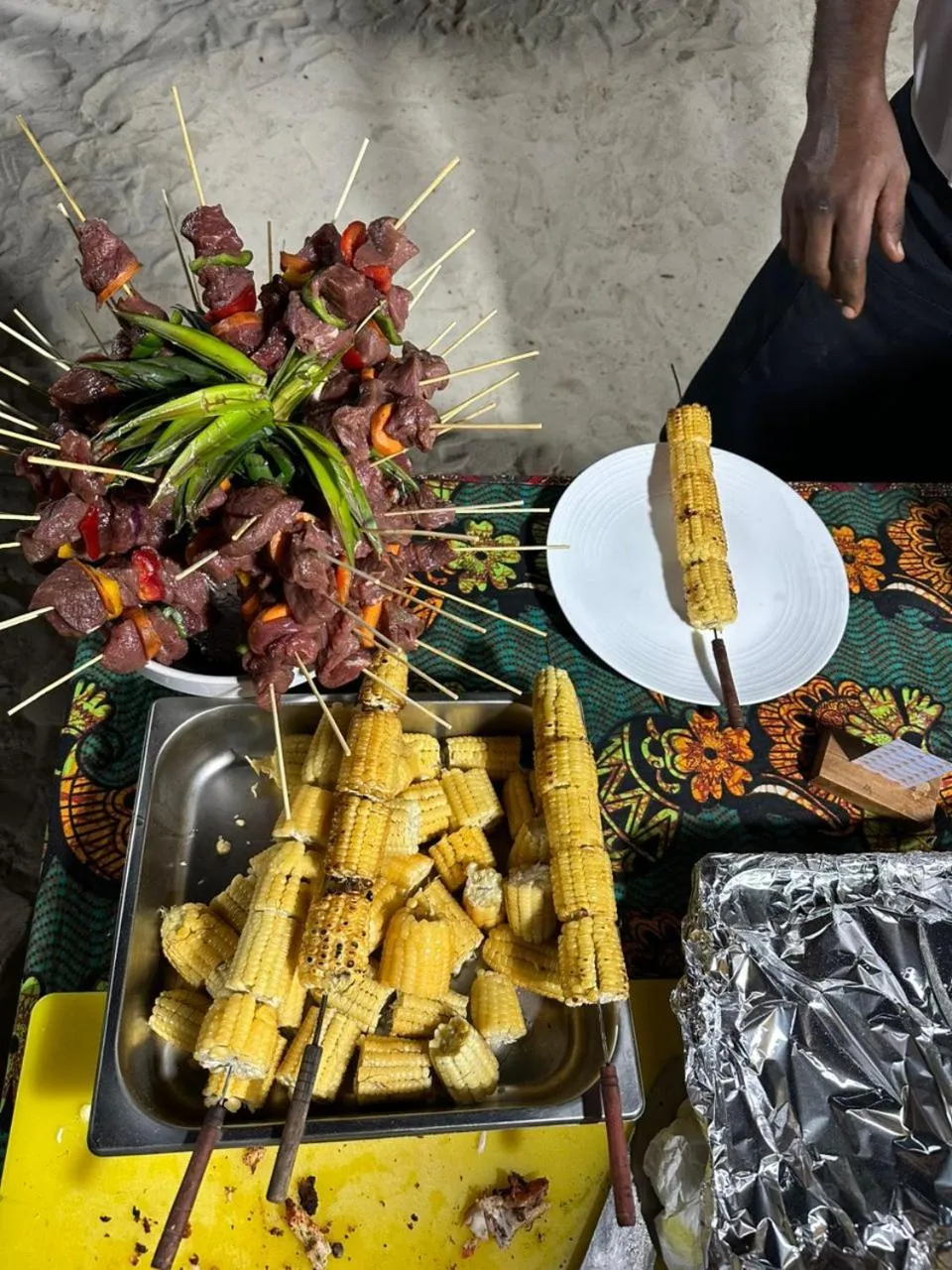 Food in Sunset Kendwa Beach Hotel