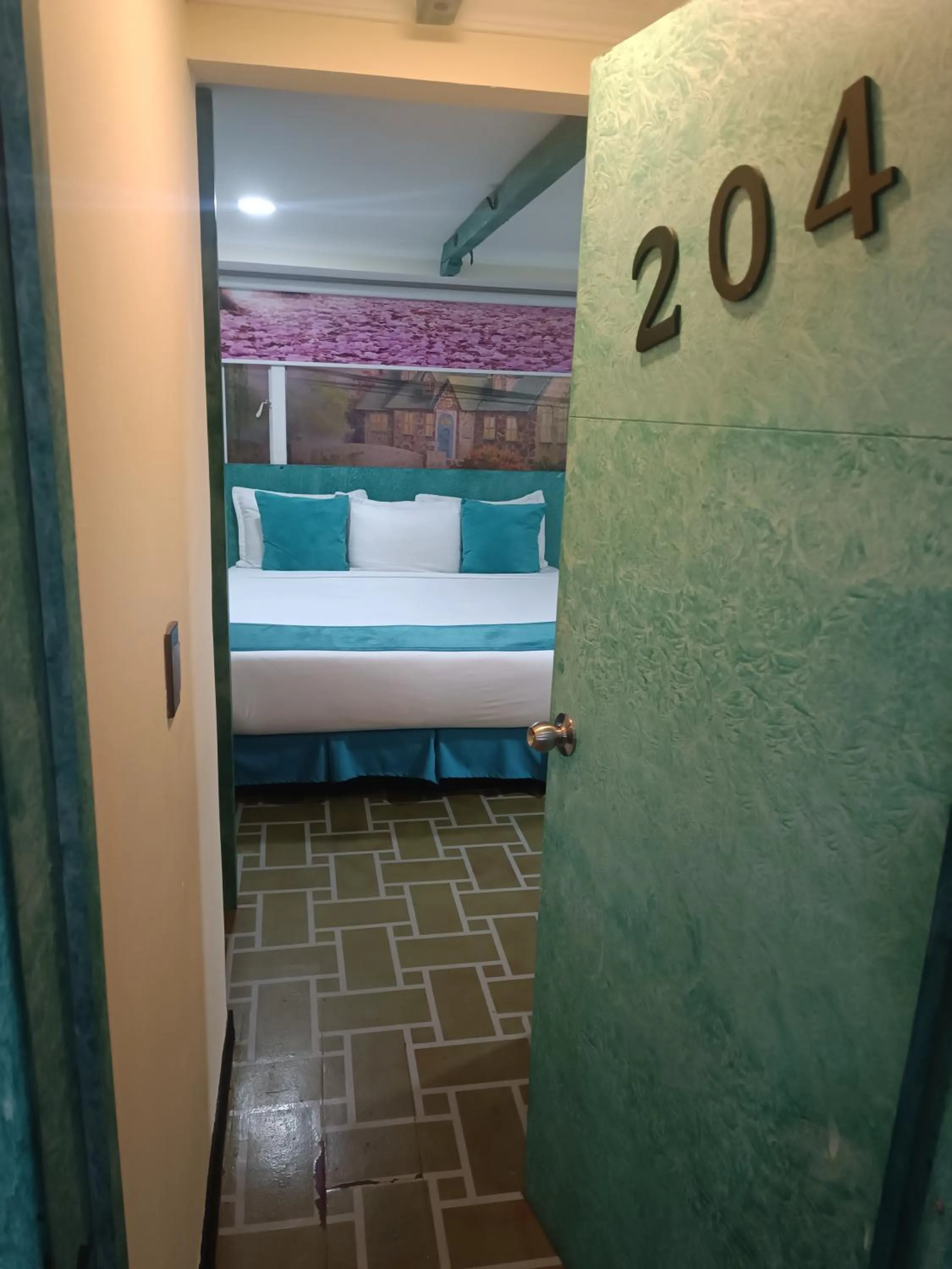 Bed in Hotel Casa Antigua