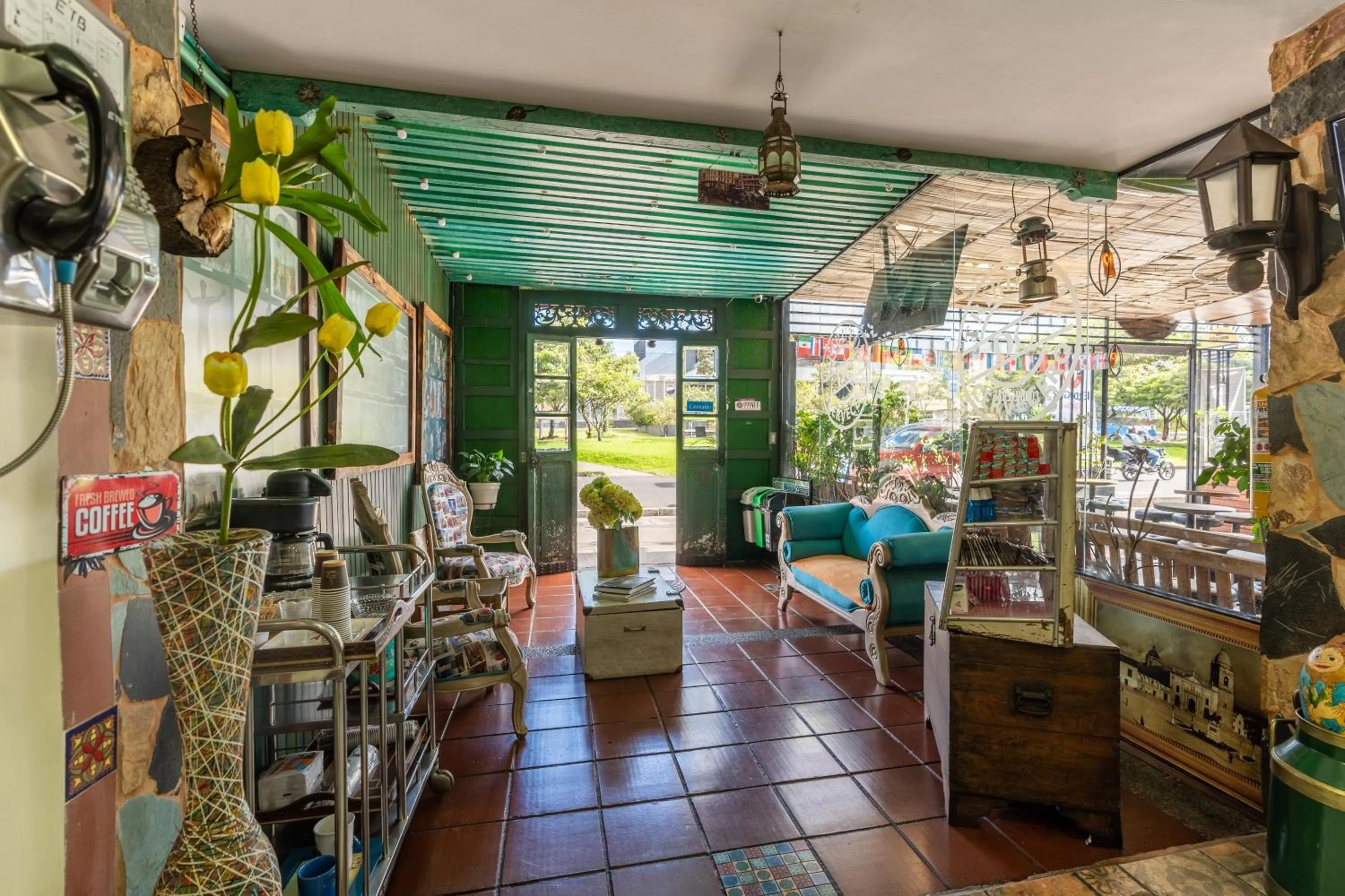 Living room in Hotel Casa Antigua