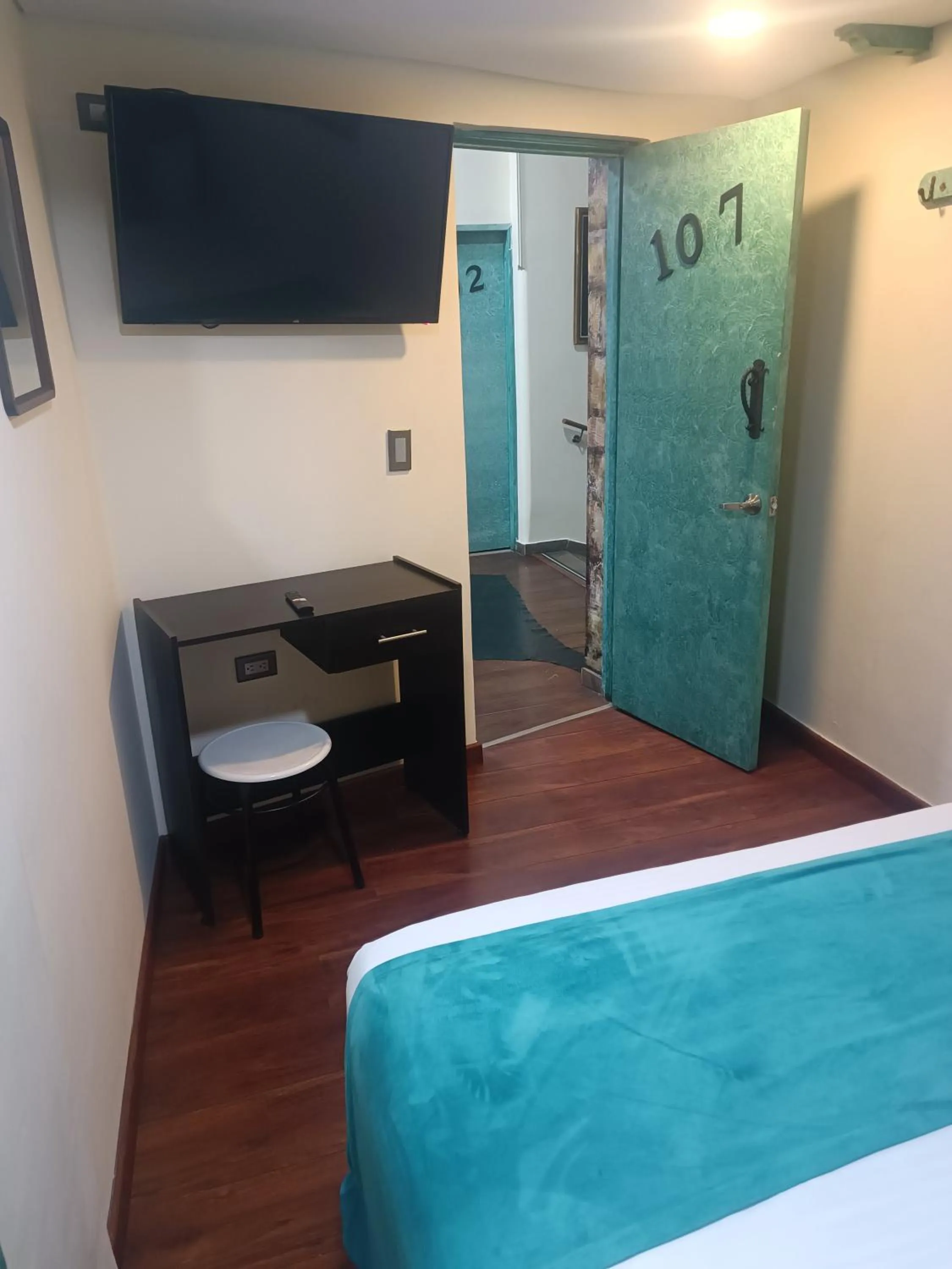 Bed in Hotel Casa Antigua