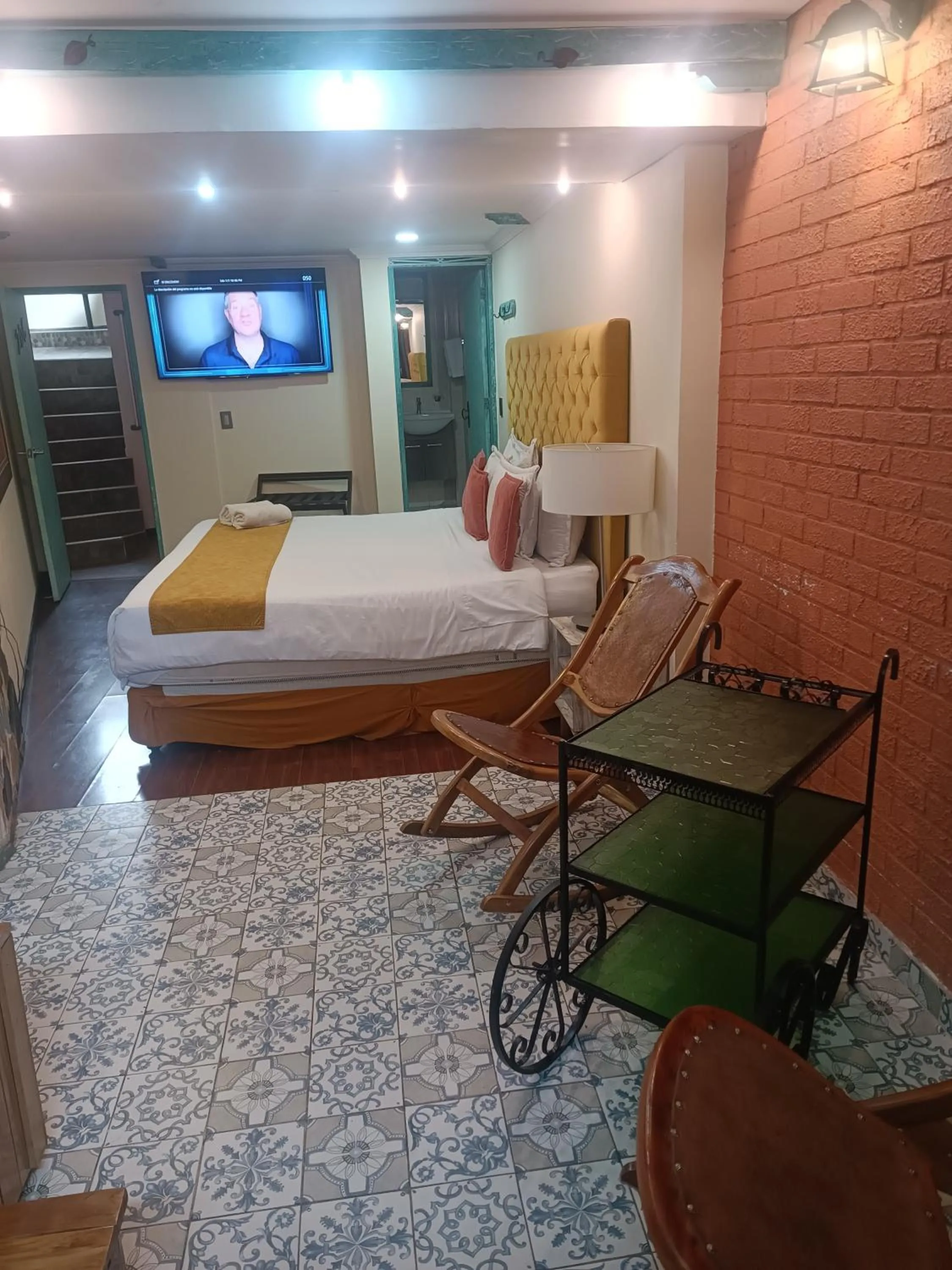 Bed in Hotel Casa Antigua