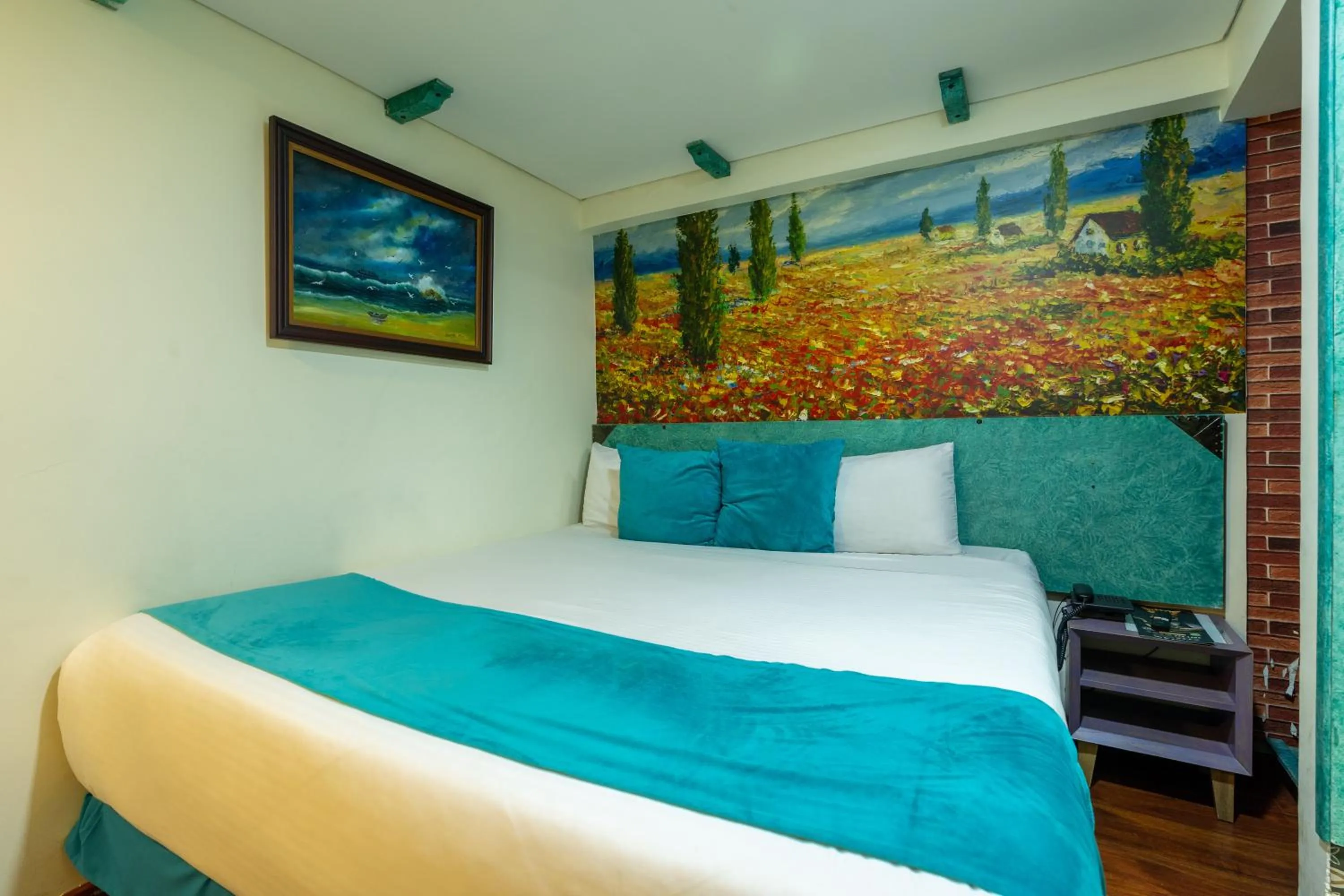 Bed in Hotel Casa Antigua