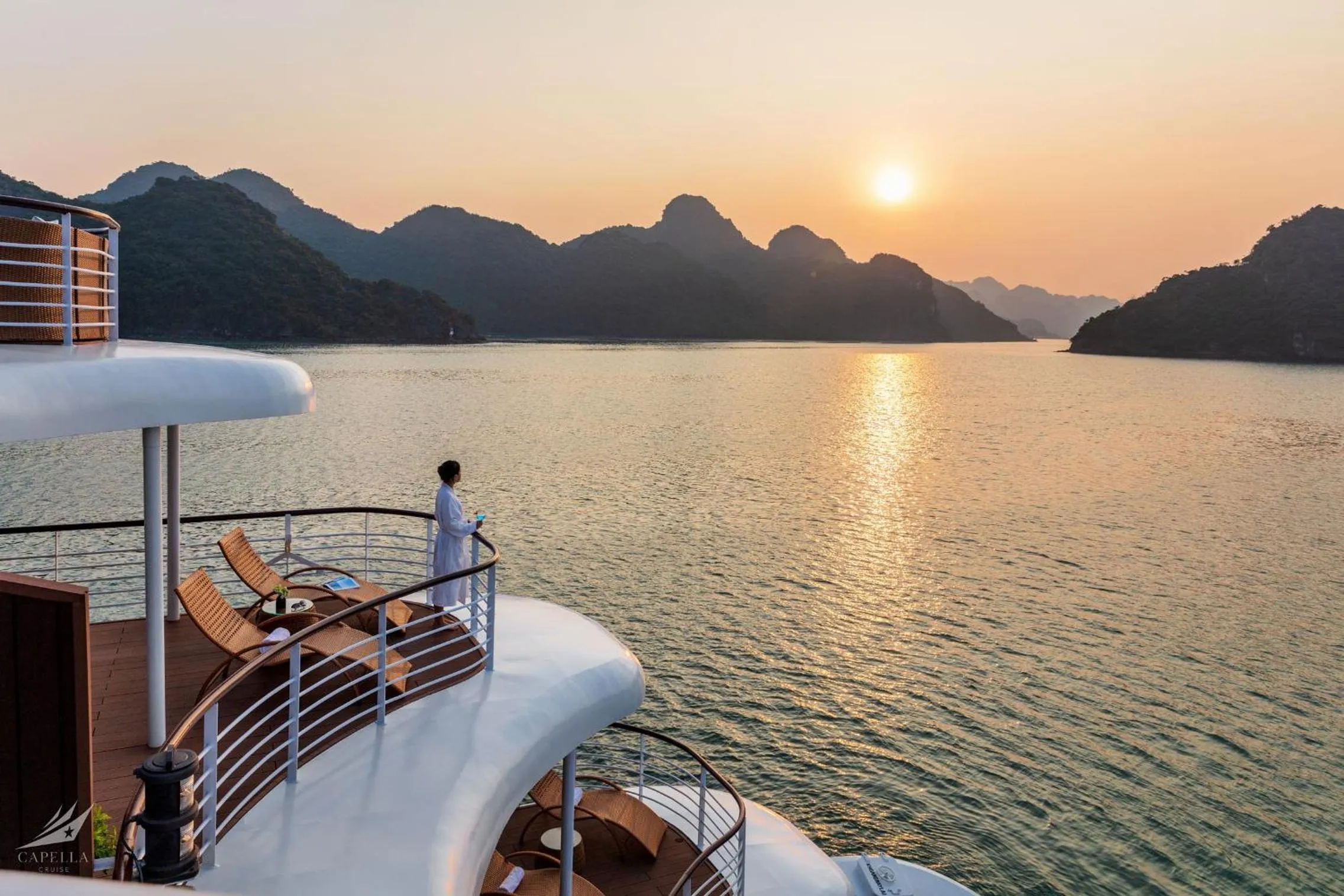 Natural landscape in Halong Capella Cruise - Member of Lyra cruise collection