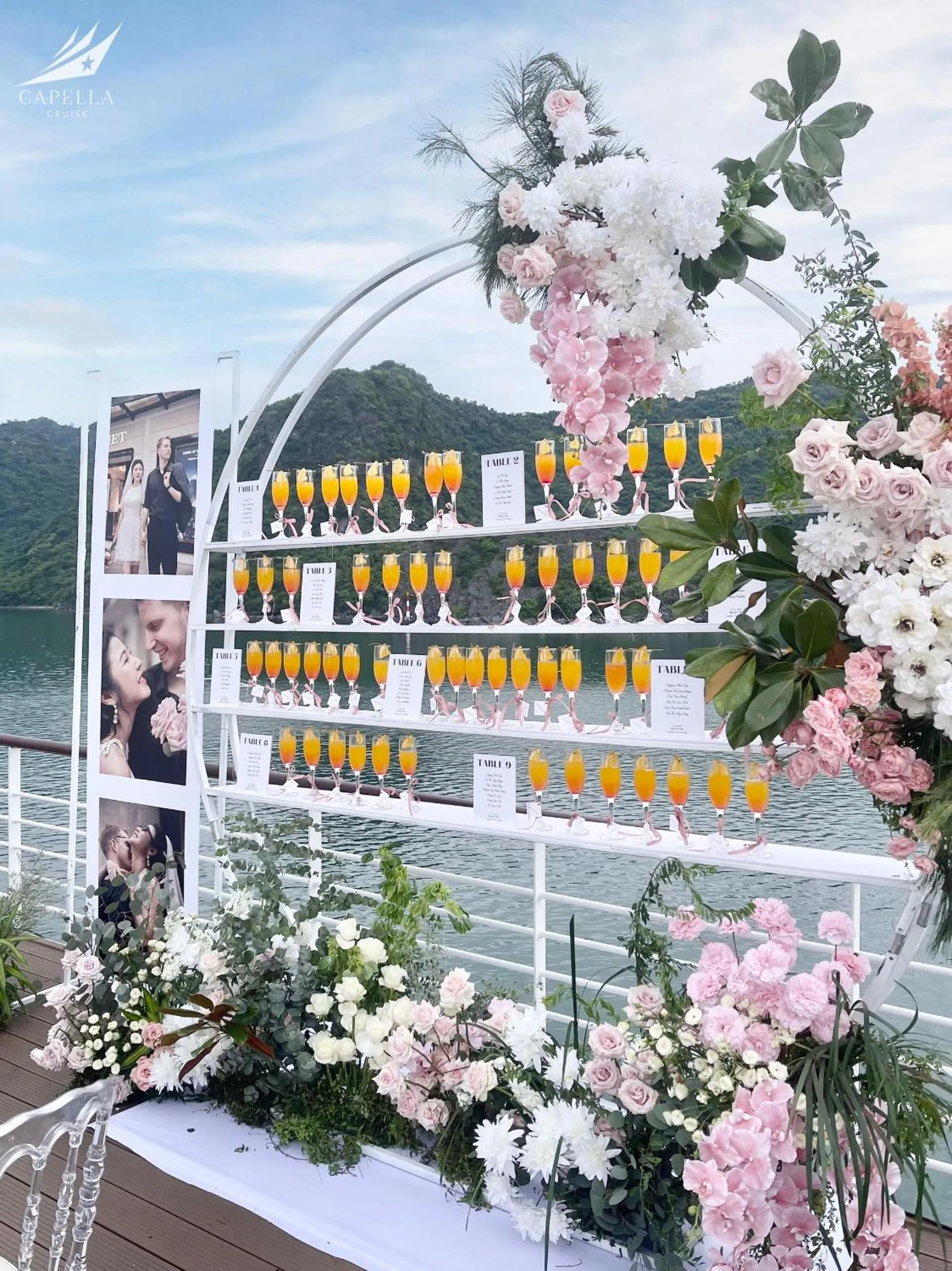 wedding in Halong Capella Cruise - Member of Lyra cruise collection