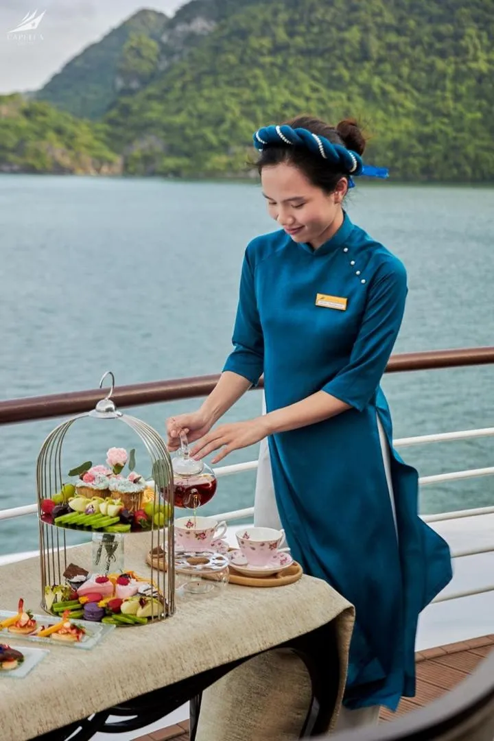 Staff in Halong Capella Cruise - Member of Lyra cruise collection